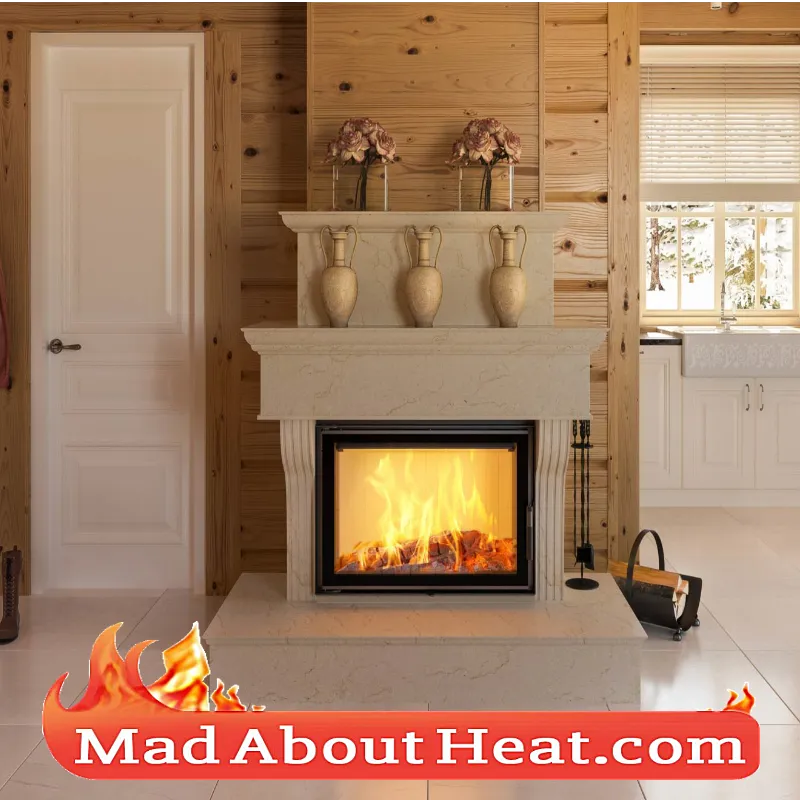 KFL 17kW Multi Fuel Stoves Insert Fire Place Air Space Heater