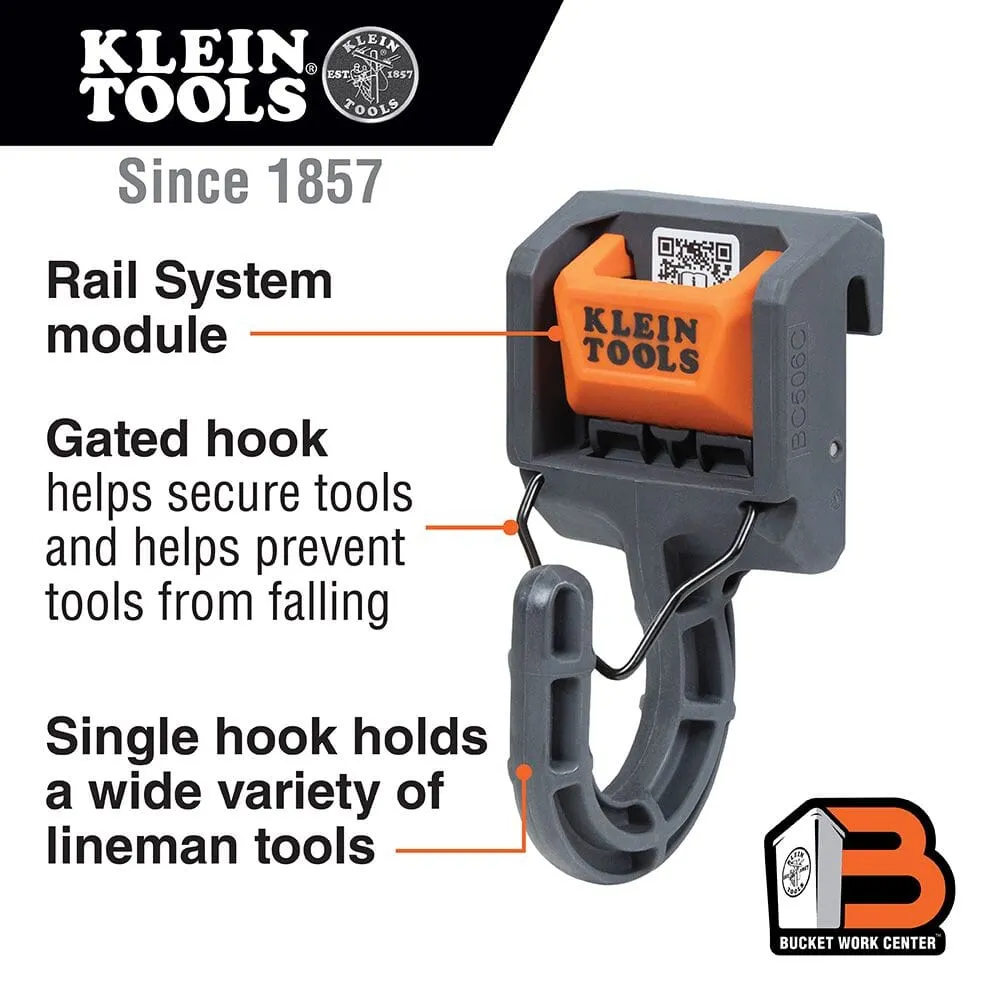 Klein Closed Hook Module, Rail System - BC506C