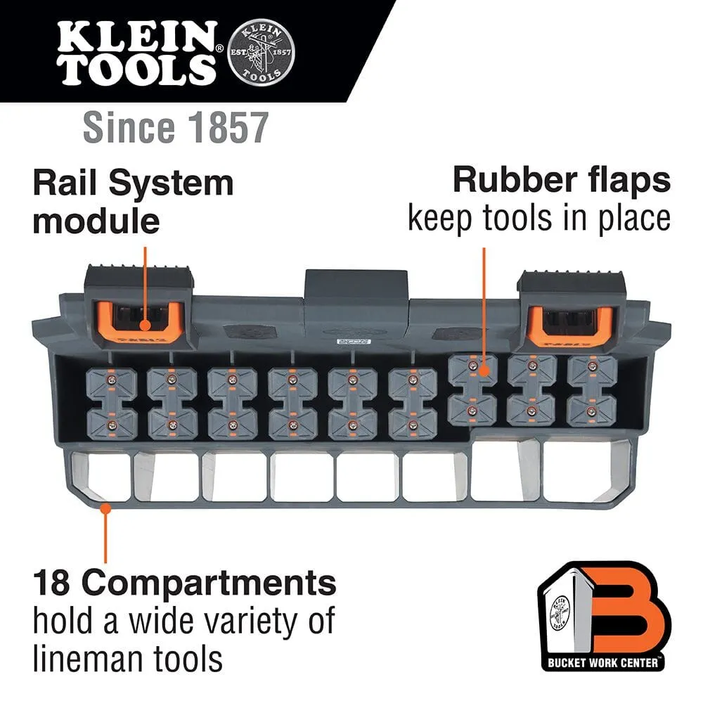 Klein Hard Tool Storage Module, Rail System - BC501C