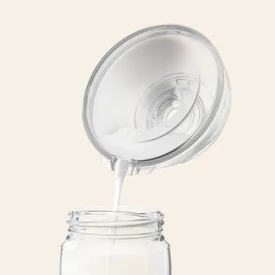 Lansinoh Wearable Pump Replacement Cups with Flanges, Postpartum Essentials - 2ct