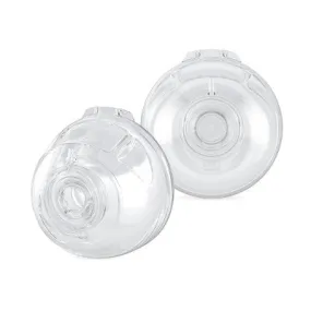 Lansinoh Wearable Pump Replacement Cups with Flanges, Postpartum Essentials - 2ct