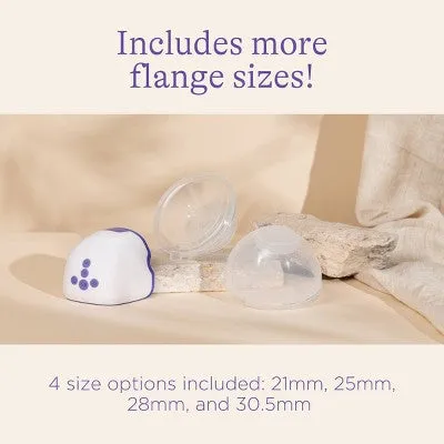 Lansinoh Wearable Pump Replacement Cups with Flanges, Postpartum Essentials - 2ct