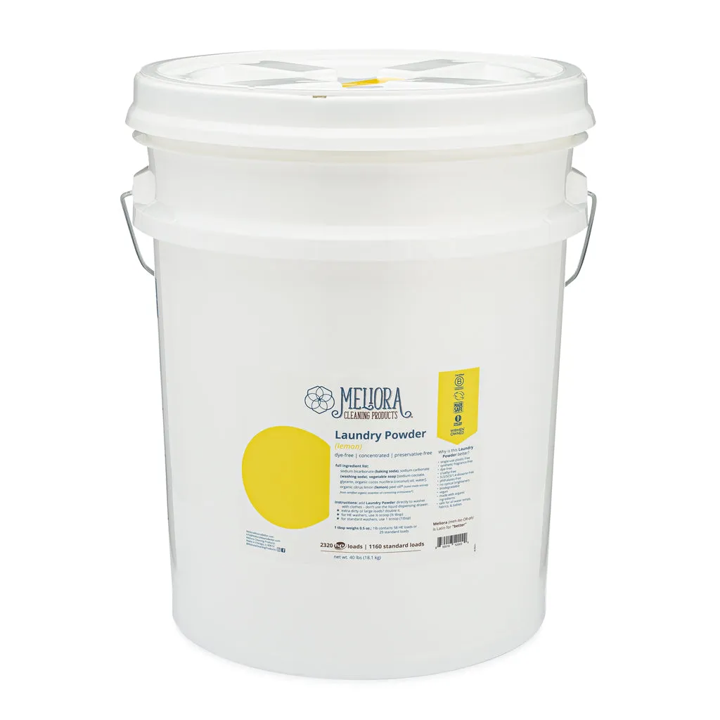 Laundry Powder Detergent - Zero-Waste Bucket