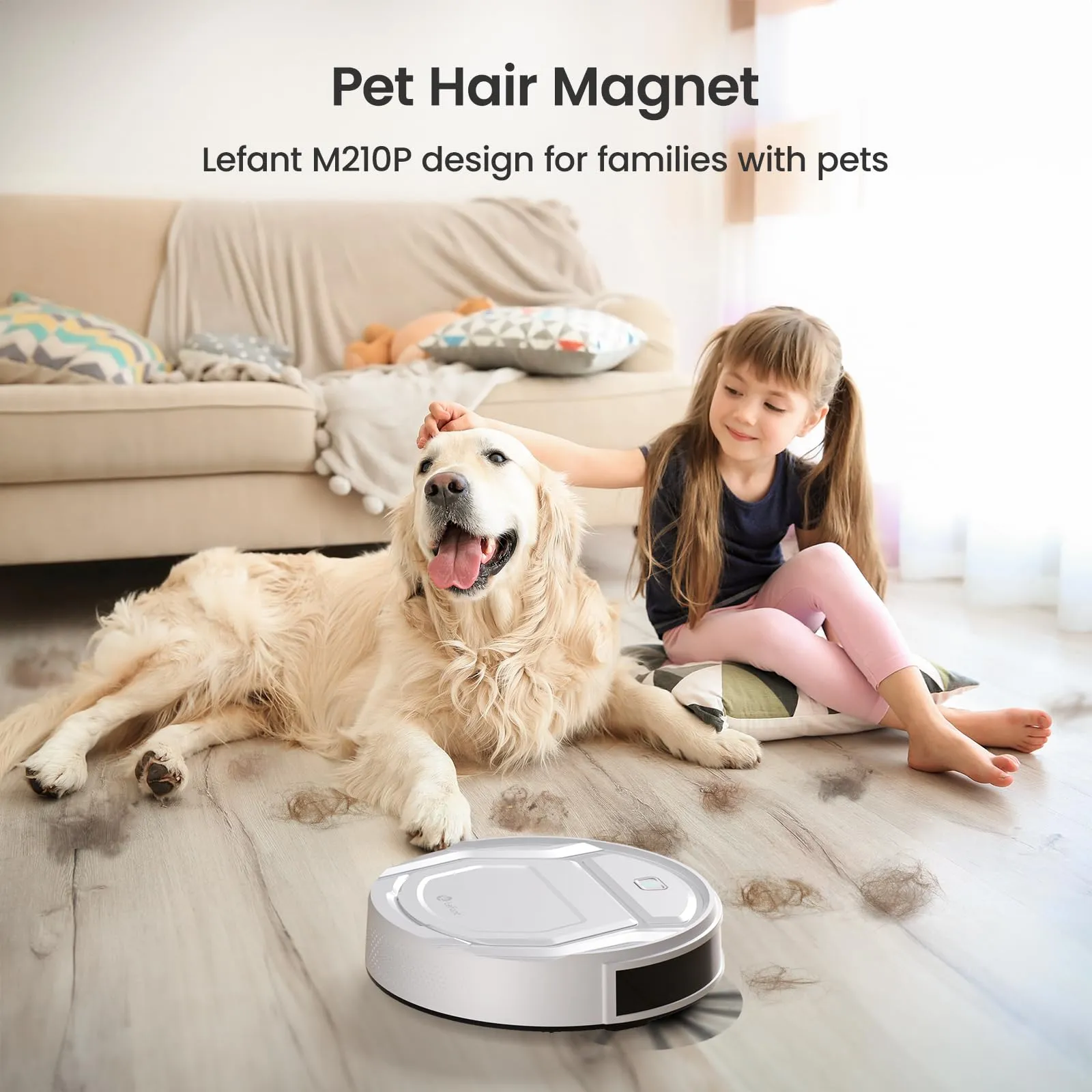 Lefant M210 Pro Robot Vacuum with Wi-Fi Control