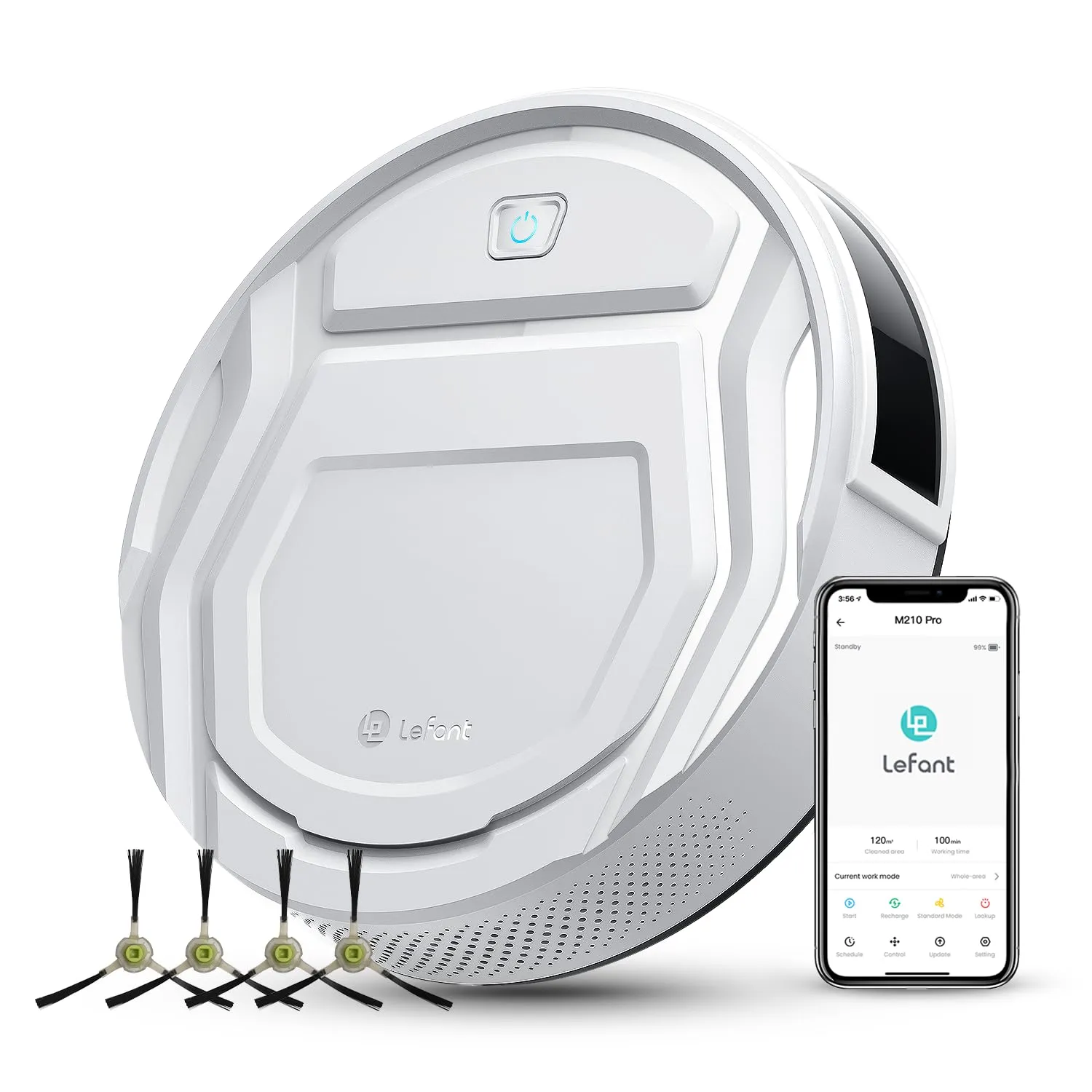 Lefant M210 Pro Robot Vacuum with Wi-Fi Control