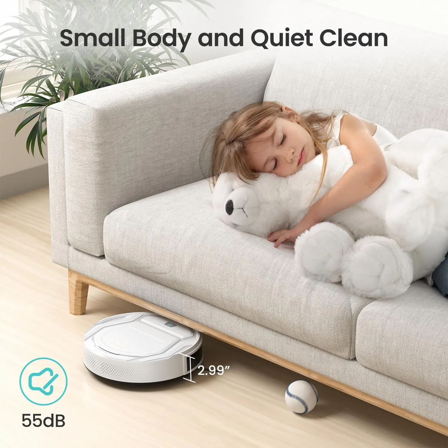 Lefant M210 Pro Robot Vacuum with Wi-Fi Control