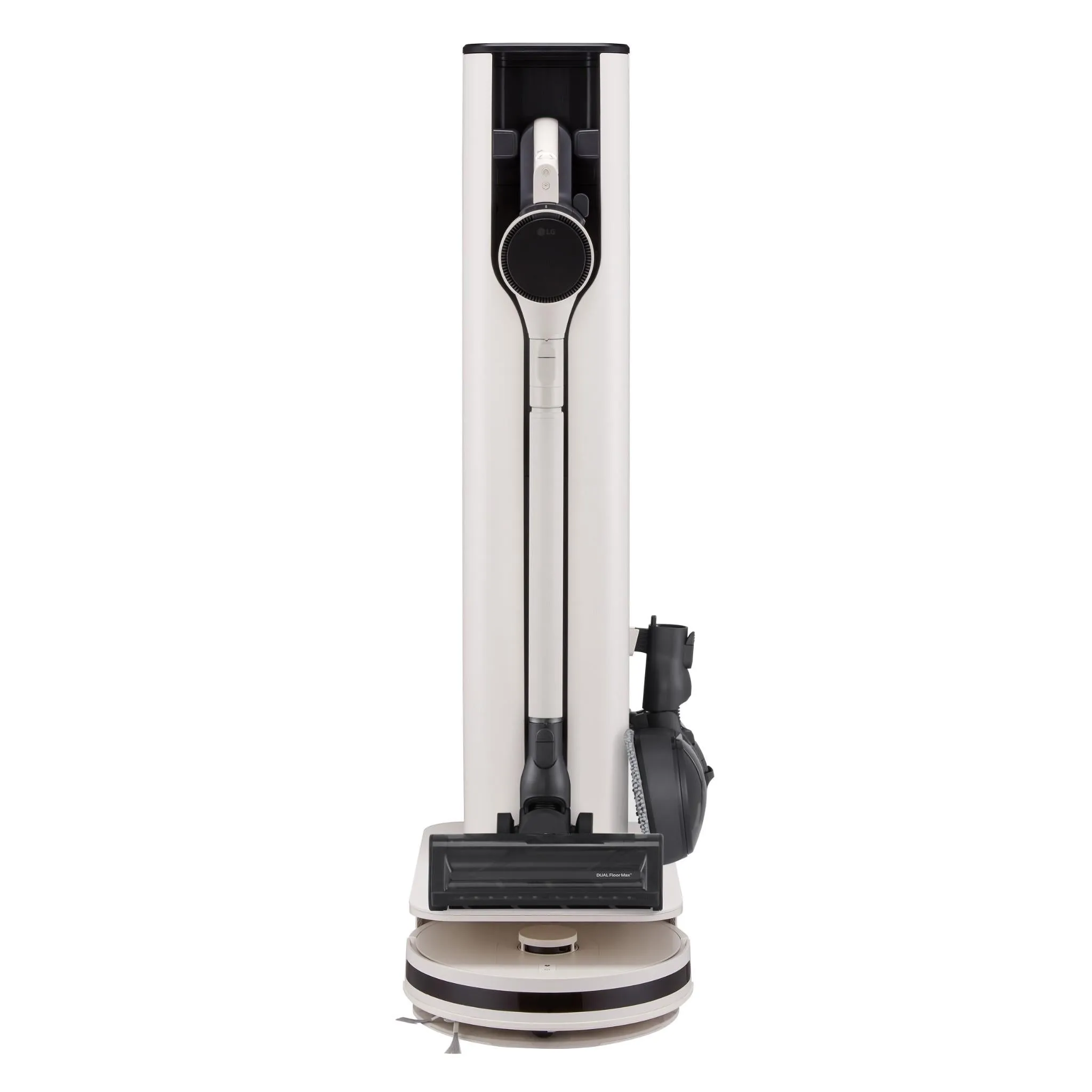 LG CordZero Dual Auto Empty Handstick   Robot Vac Combo (Beige)