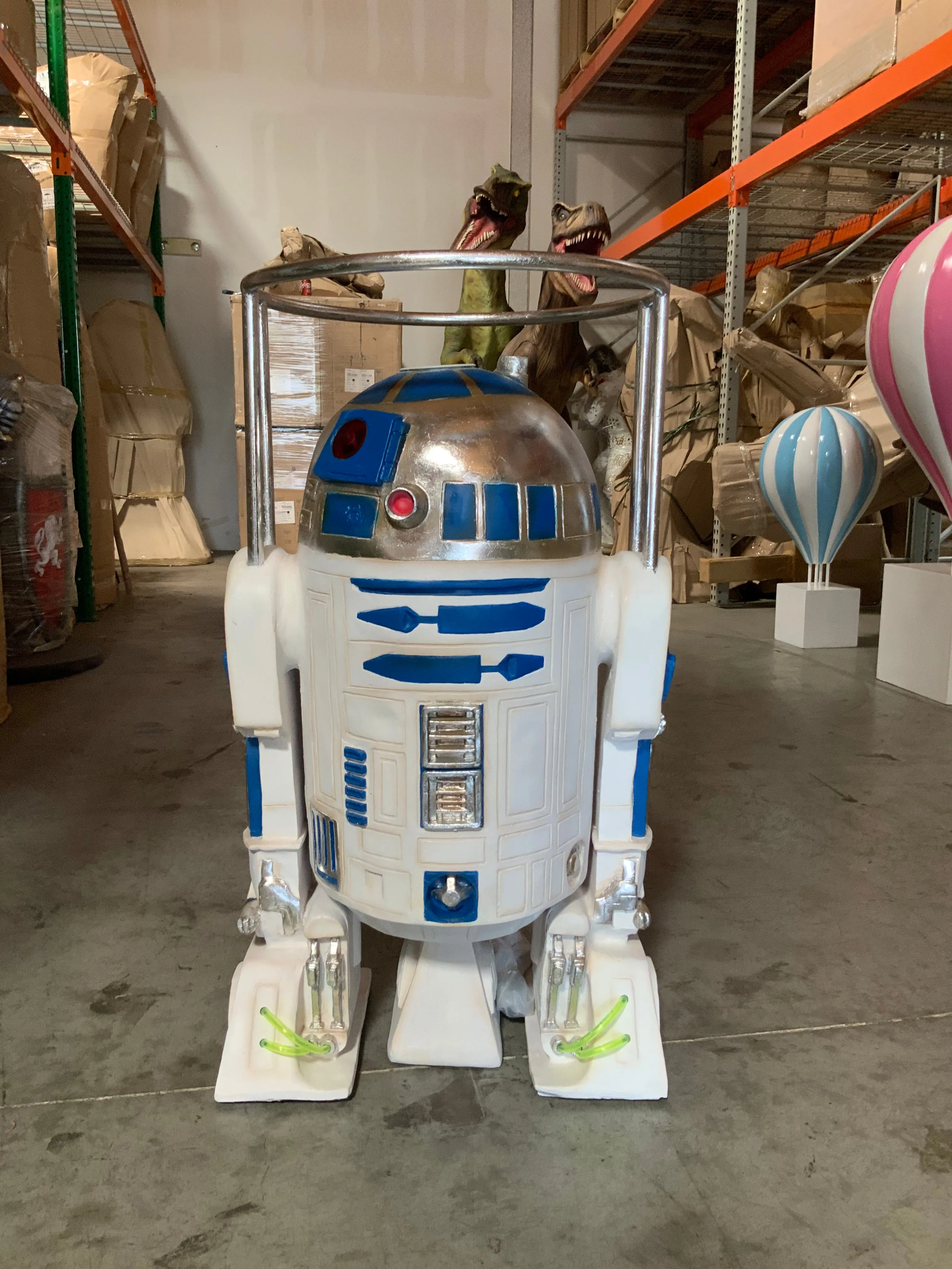 Light Up Robot Droid Table Life Size Statue