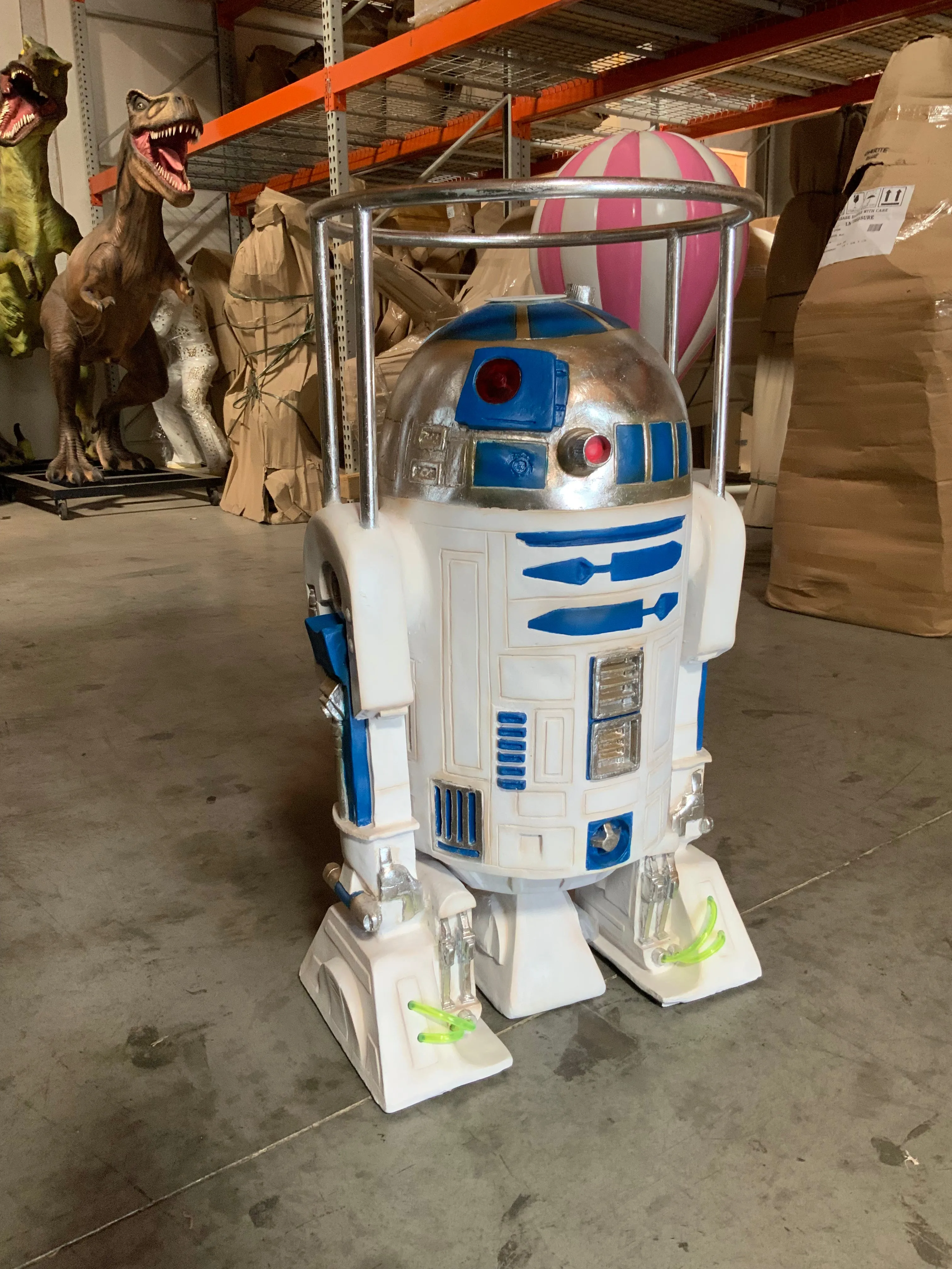Light Up Robot Droid Table Life Size Statue