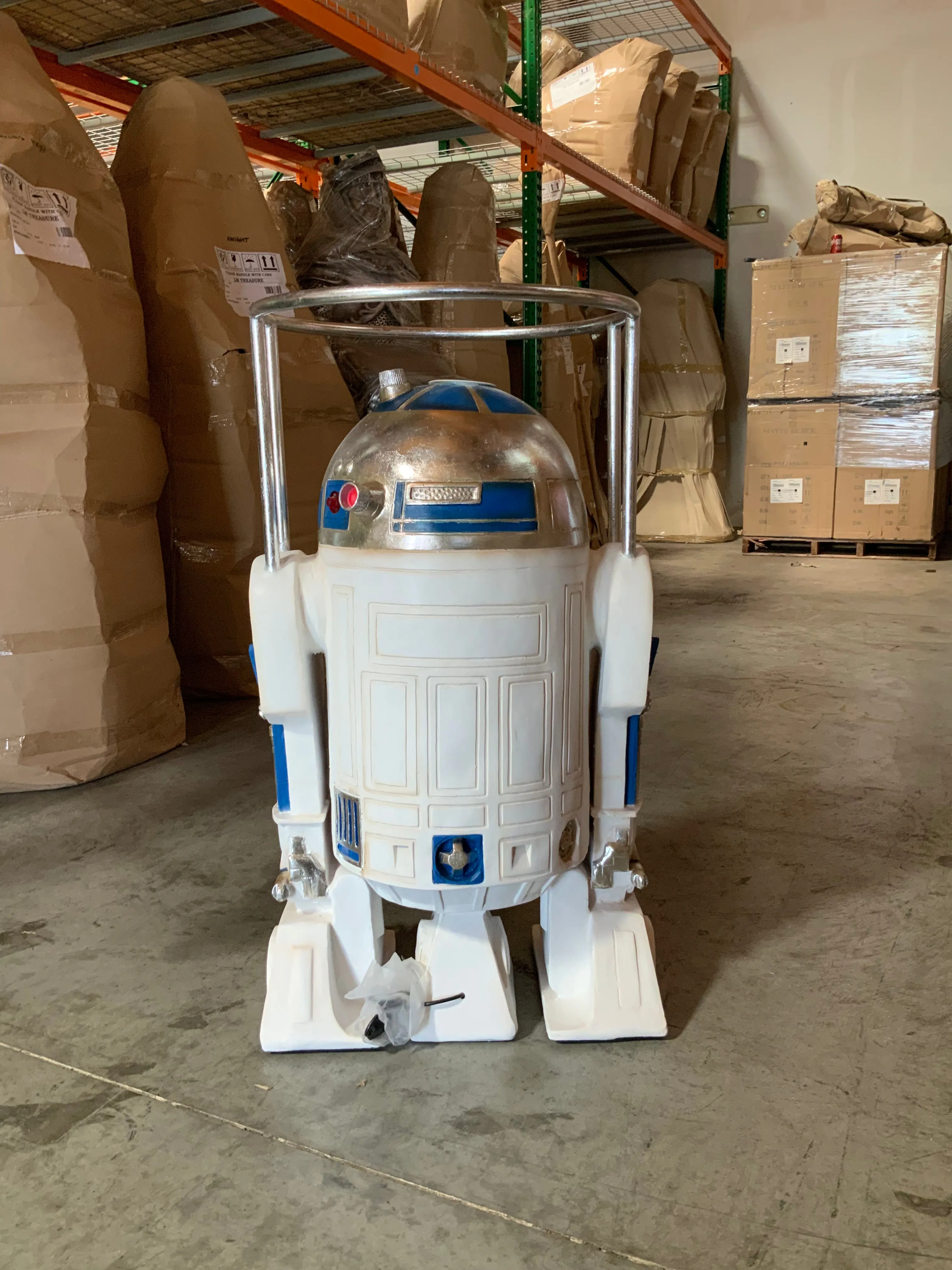 Light Up Robot Droid Table Life Size Statue