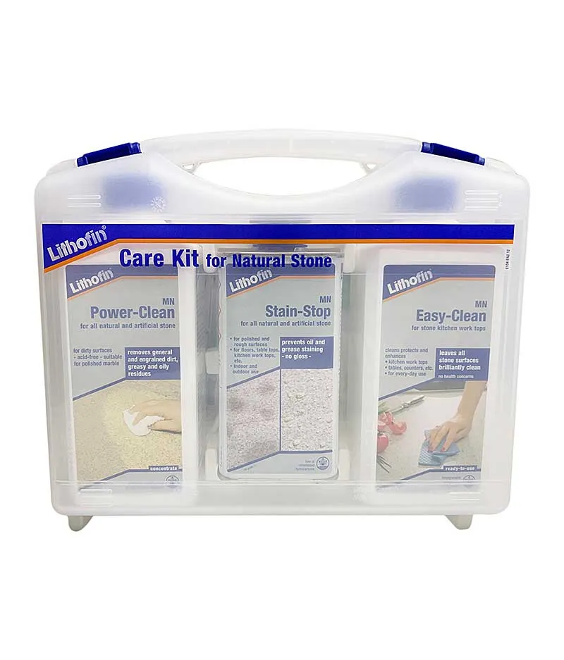 Lithofin Care Kit With Sealer For Natural Stone - BE