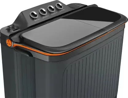 Lloyd by Havells 7.5 kg Semi Automatic Top Load Washing Machine Black, Orange  (GLWMS75AVGEL)