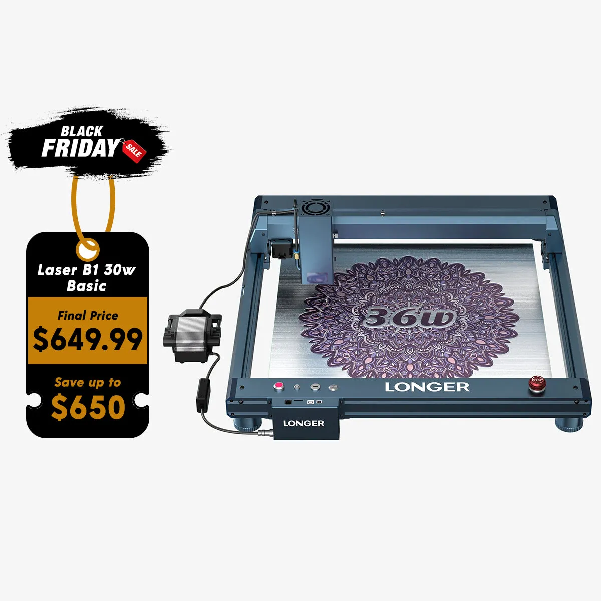 Longer Laser B1 40W Engraving Machine(44-48W Output Power)