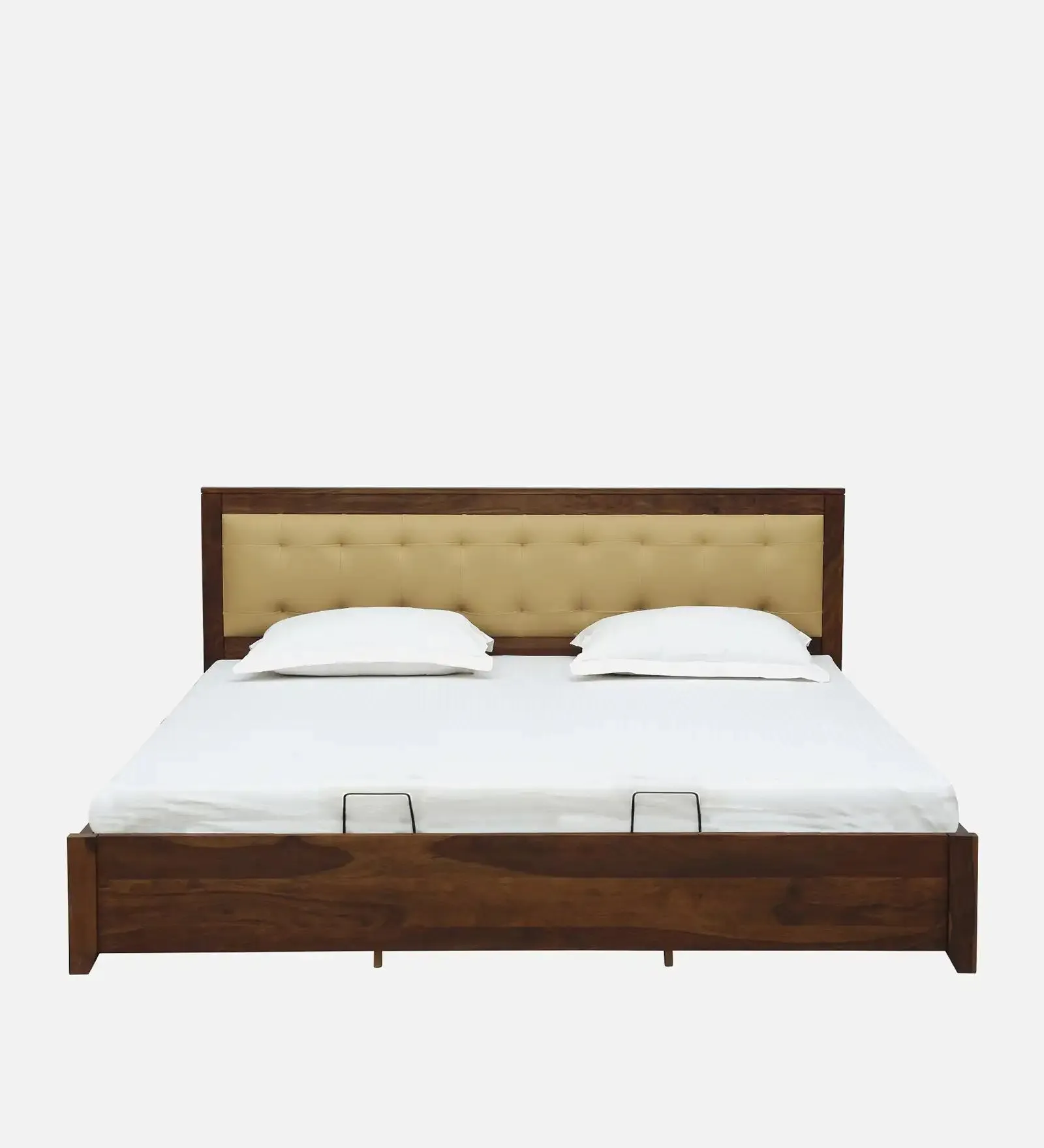 Lucia Sheesham Wood Hydraulic Storage Beds