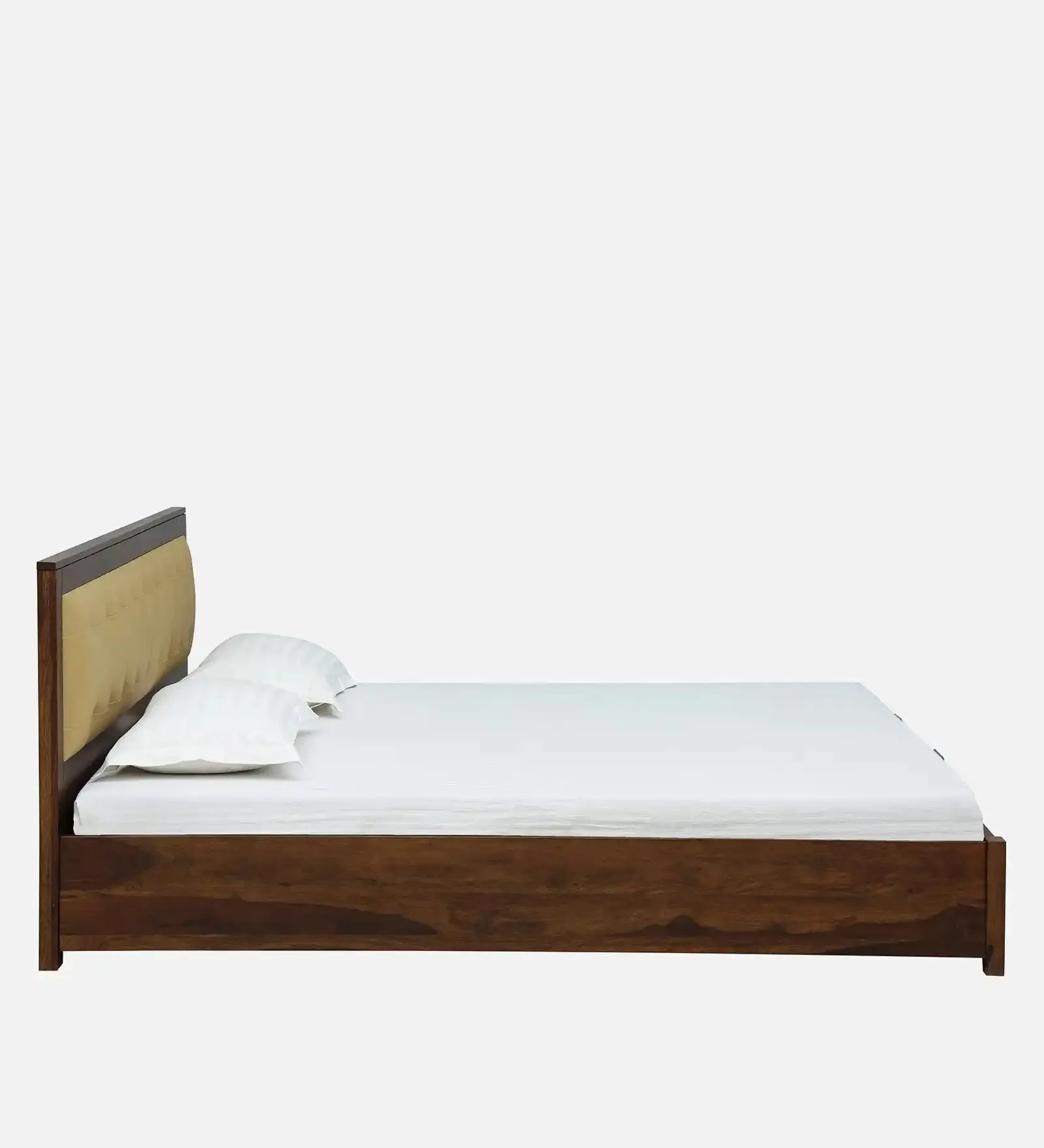 Lucia Sheesham Wood Hydraulic Storage Beds