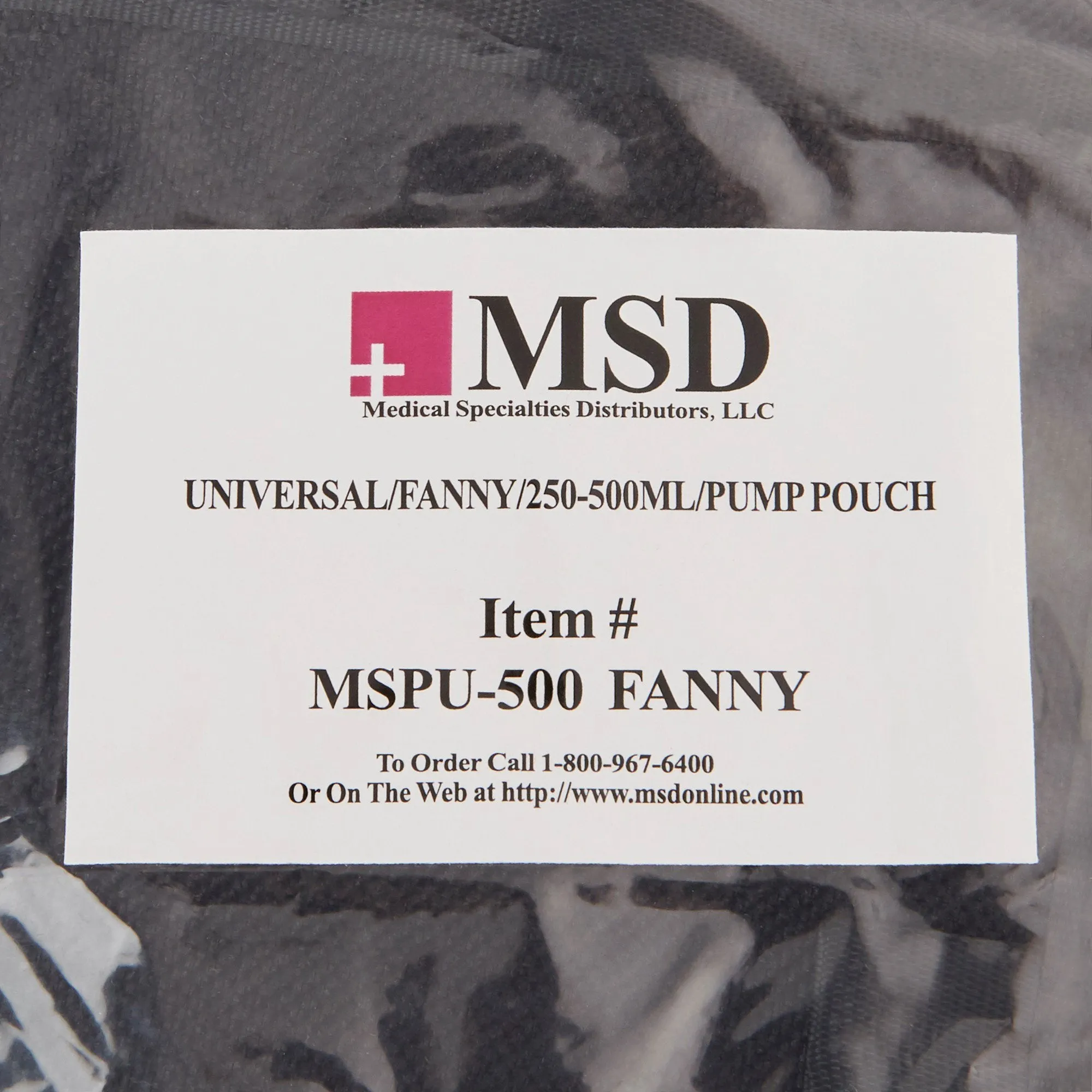 McKesson Infusion Pump Fanny Pouch, 500 mL