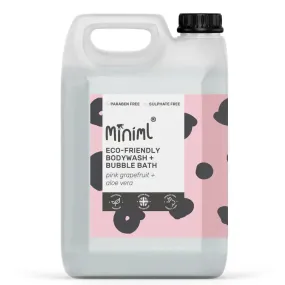 Miniml Bodywash   Bubble Bath Pink Grapefruit   Aloe Vera - Refill at Home