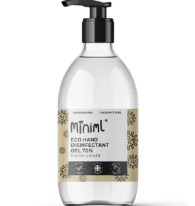 Miniml Eco Hand Disinfectant Gel - French Vanilla - 500ml Glass Pump