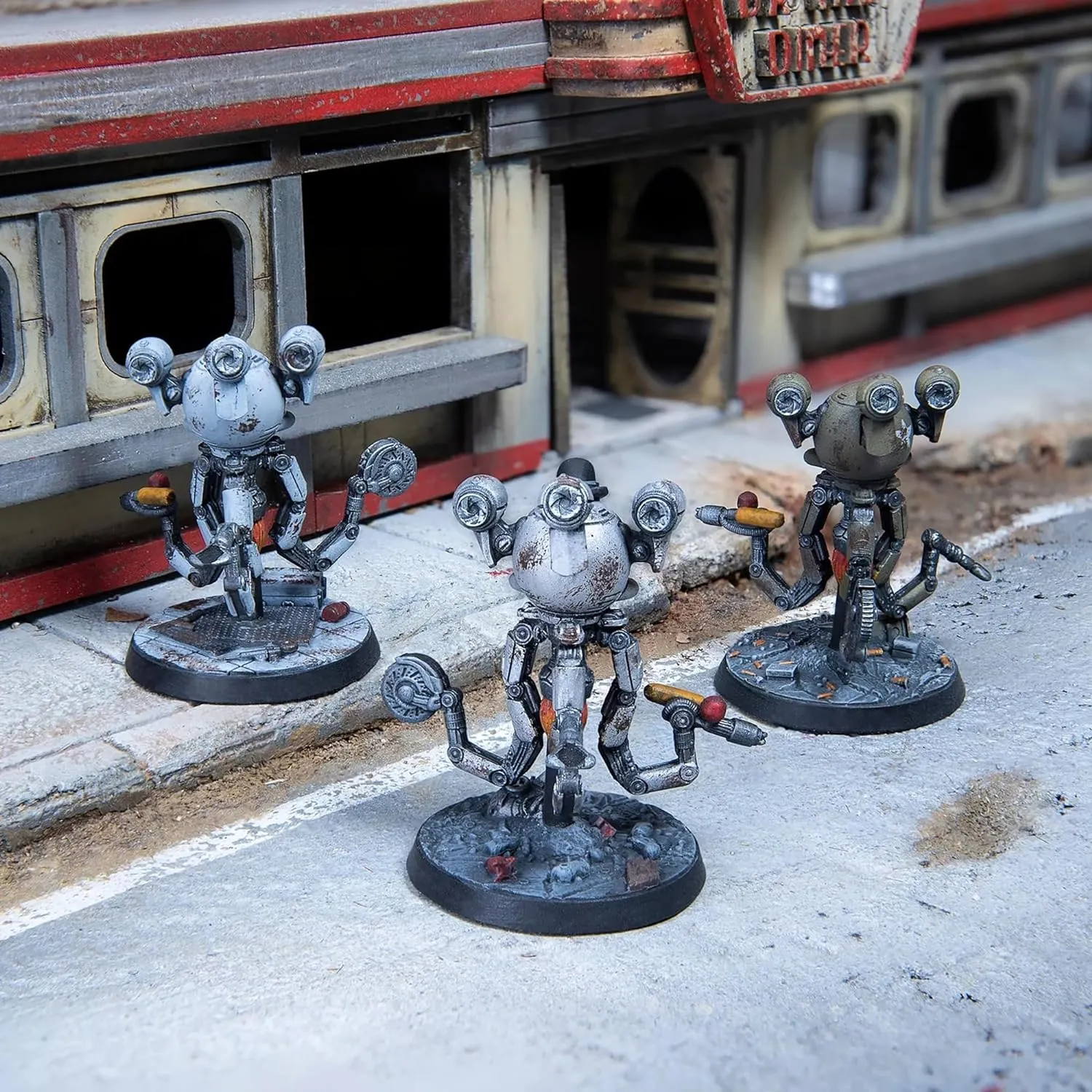 Modiphius Entertainment Fallout: Wasteland Warfare  Robots Mister Handy Pack