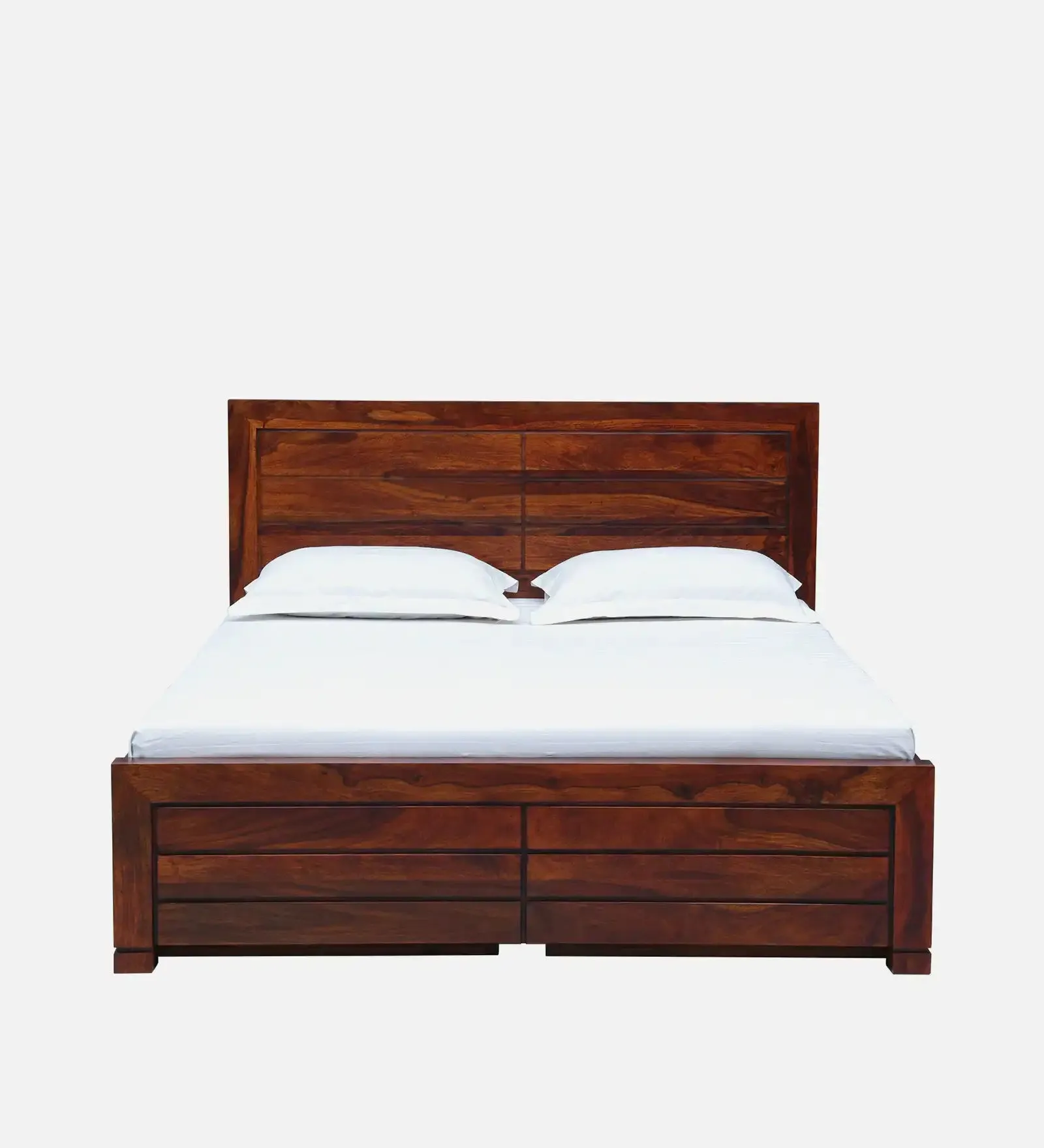 Moscow Natural Wood Storage Beds With Drawer