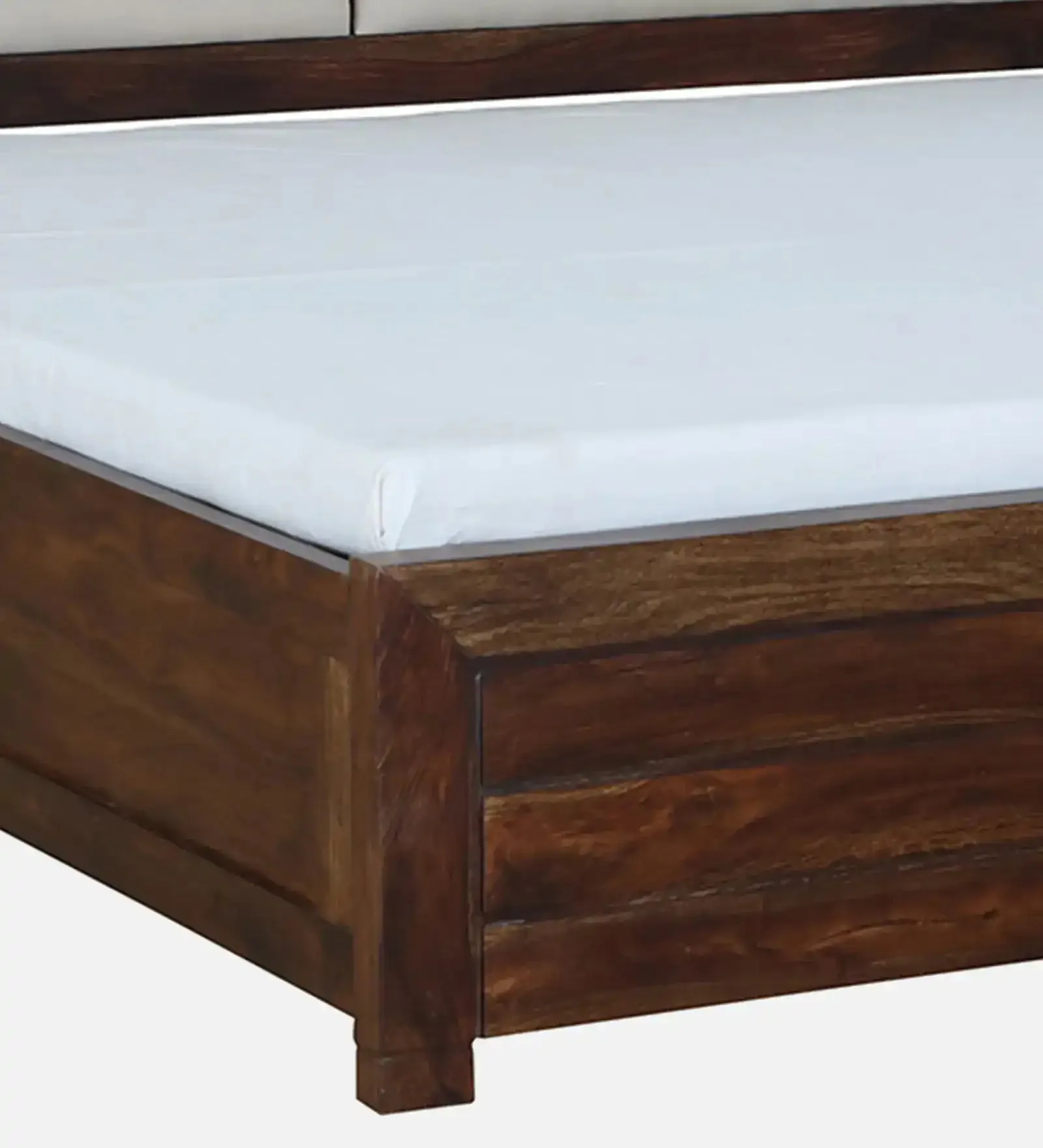 Moscow Sheesham Wood Hydraulic Storage Beds