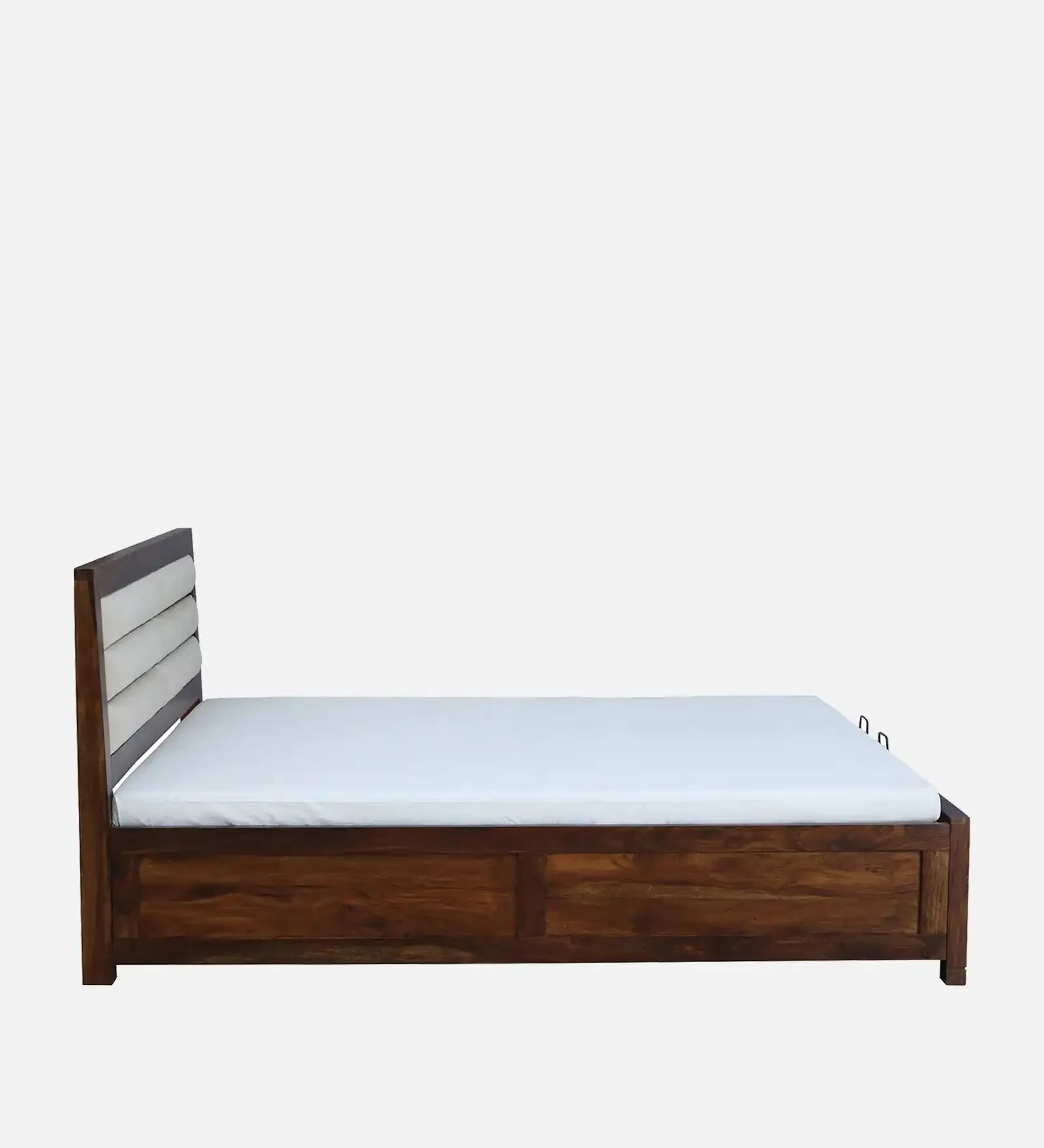 Moscow Sheesham Wood Hydraulic Storage Beds