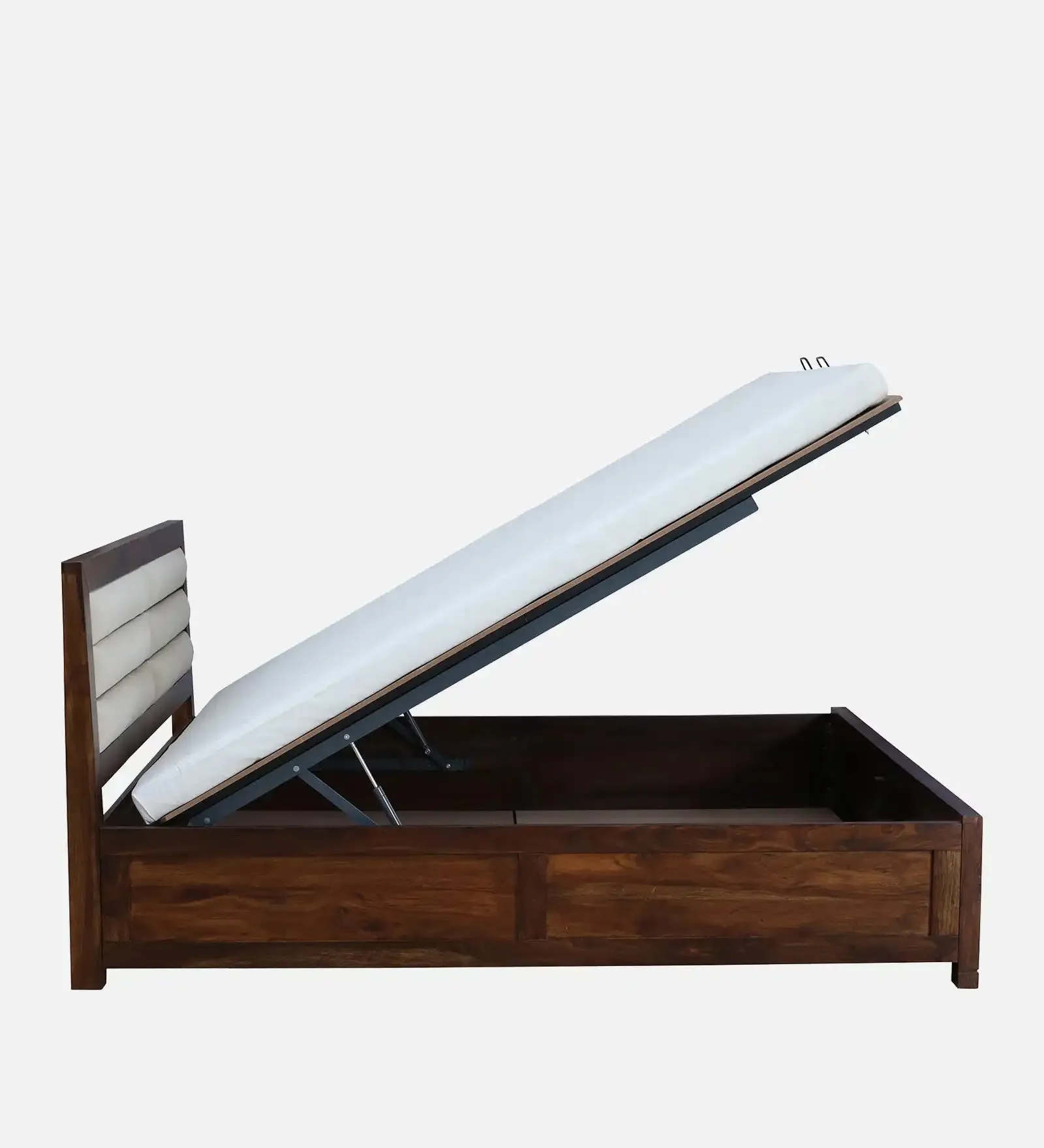 Moscow Sheesham Wood Hydraulic Storage Beds