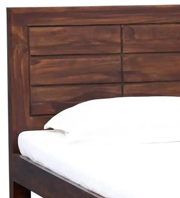 Moscow Sheesham Wood Single Storage Beds With Drawer