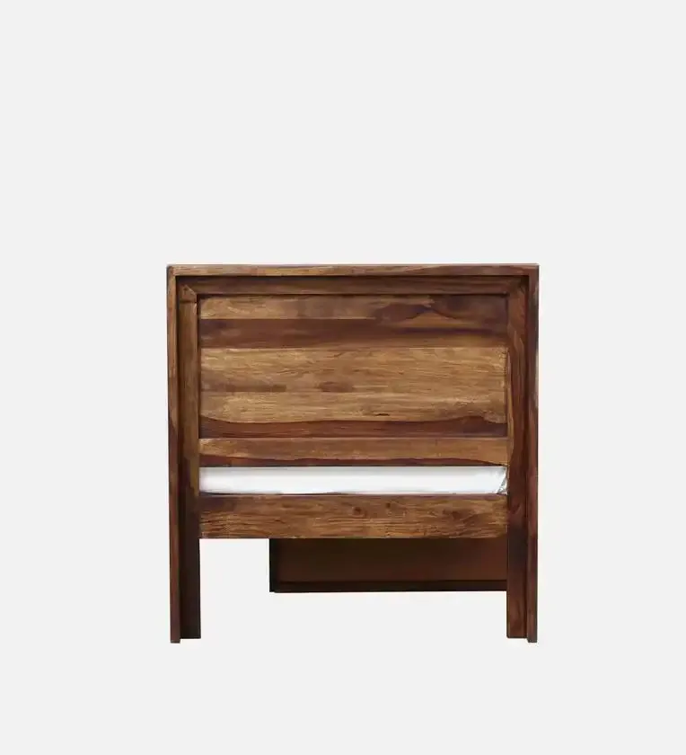Moscow Sheesham Wood Single Storage Beds With Drawer