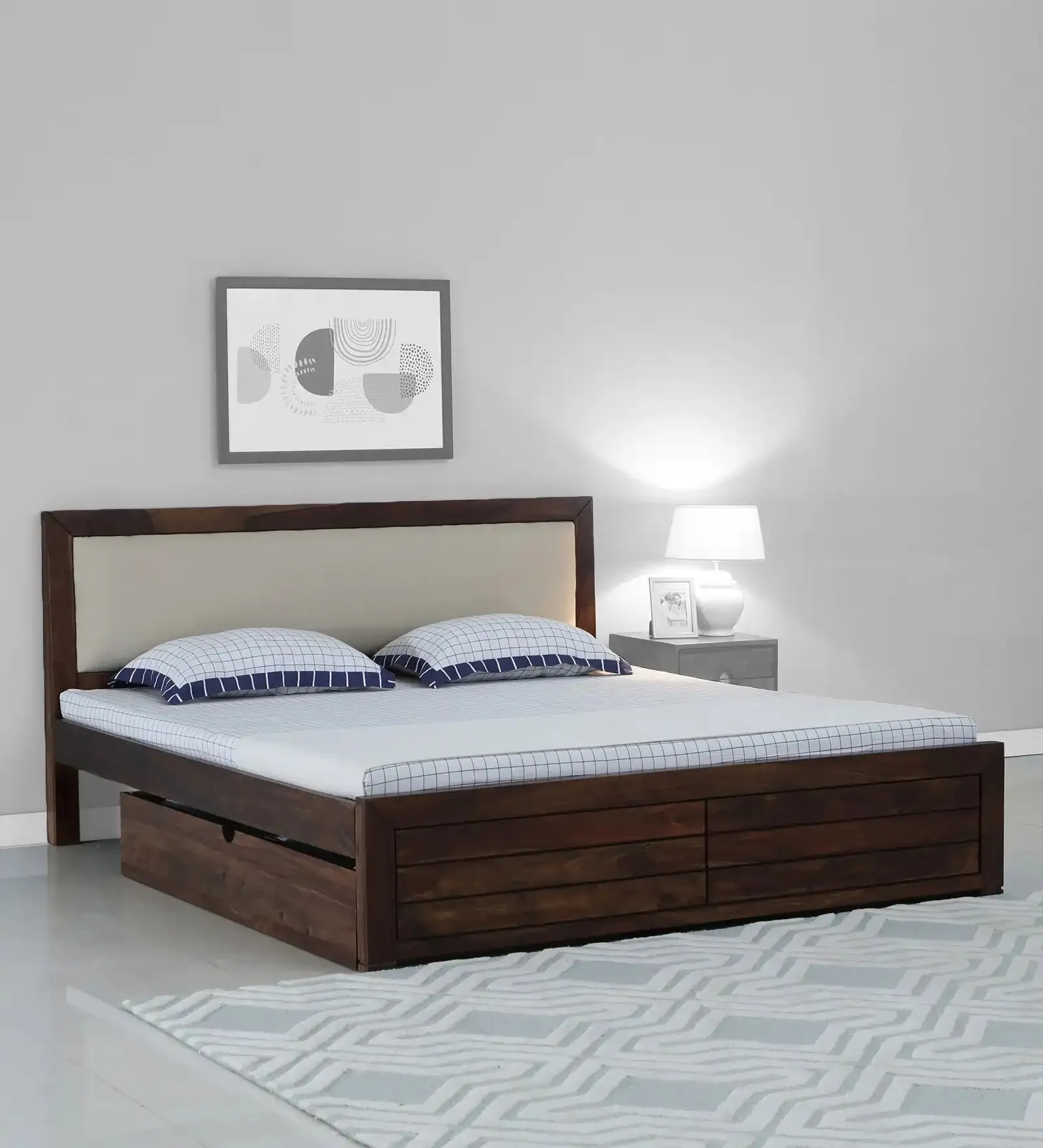 Moscow Solid Wood Drawer Storage Beds