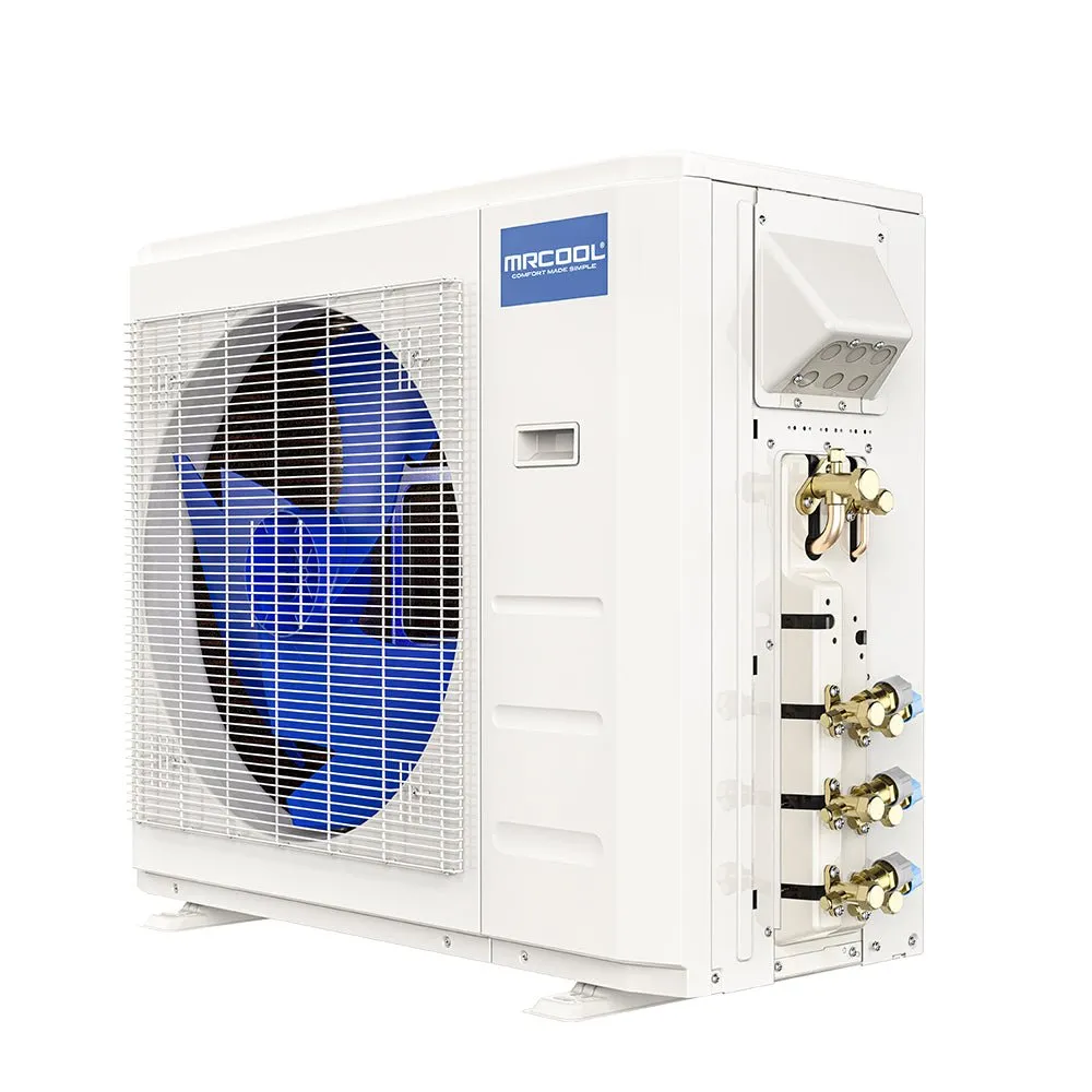 MRCOOL DIY 4th Gen 2-Zone 27,000 BTU 22 SEER (12K   12K) Ductless Mini Split AC and Heat Pump with Ceiling Cassettes