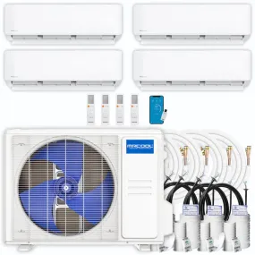 MRCOOL DIY 4th Gen Multi-Zone 4-Zone 36,000 BTU 22 SEER (9K   9K   12K   18K) Ductless Mini-Split Air Conditioner and Heat Pump