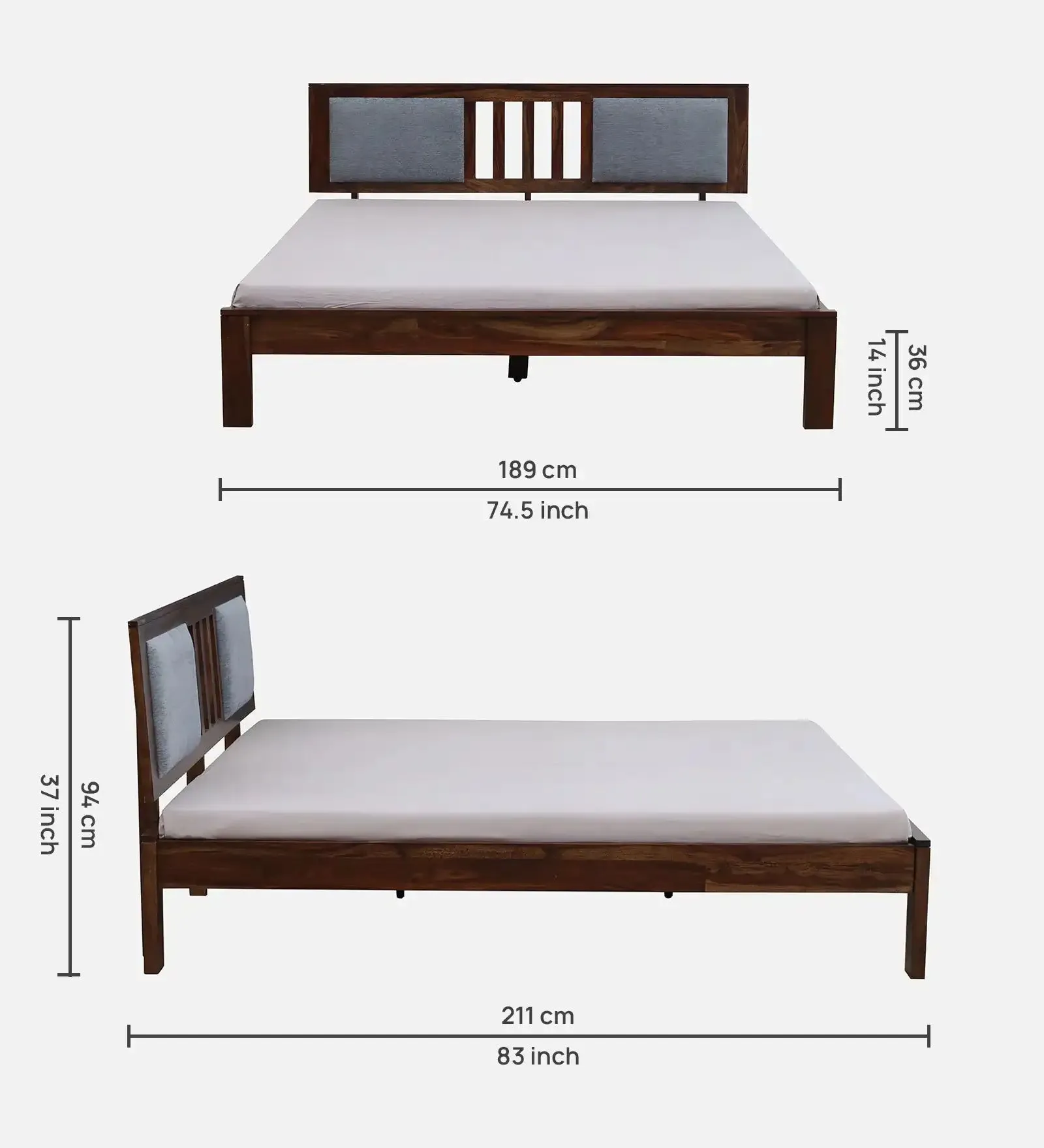 Mukund Sheesham Wood Beds