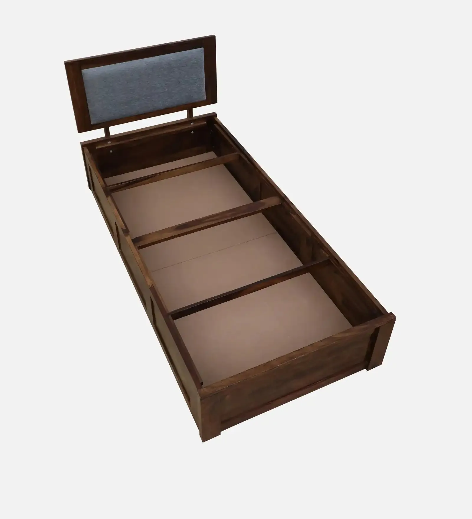 Mukund Sheesham Wood Single Bed With Storage
