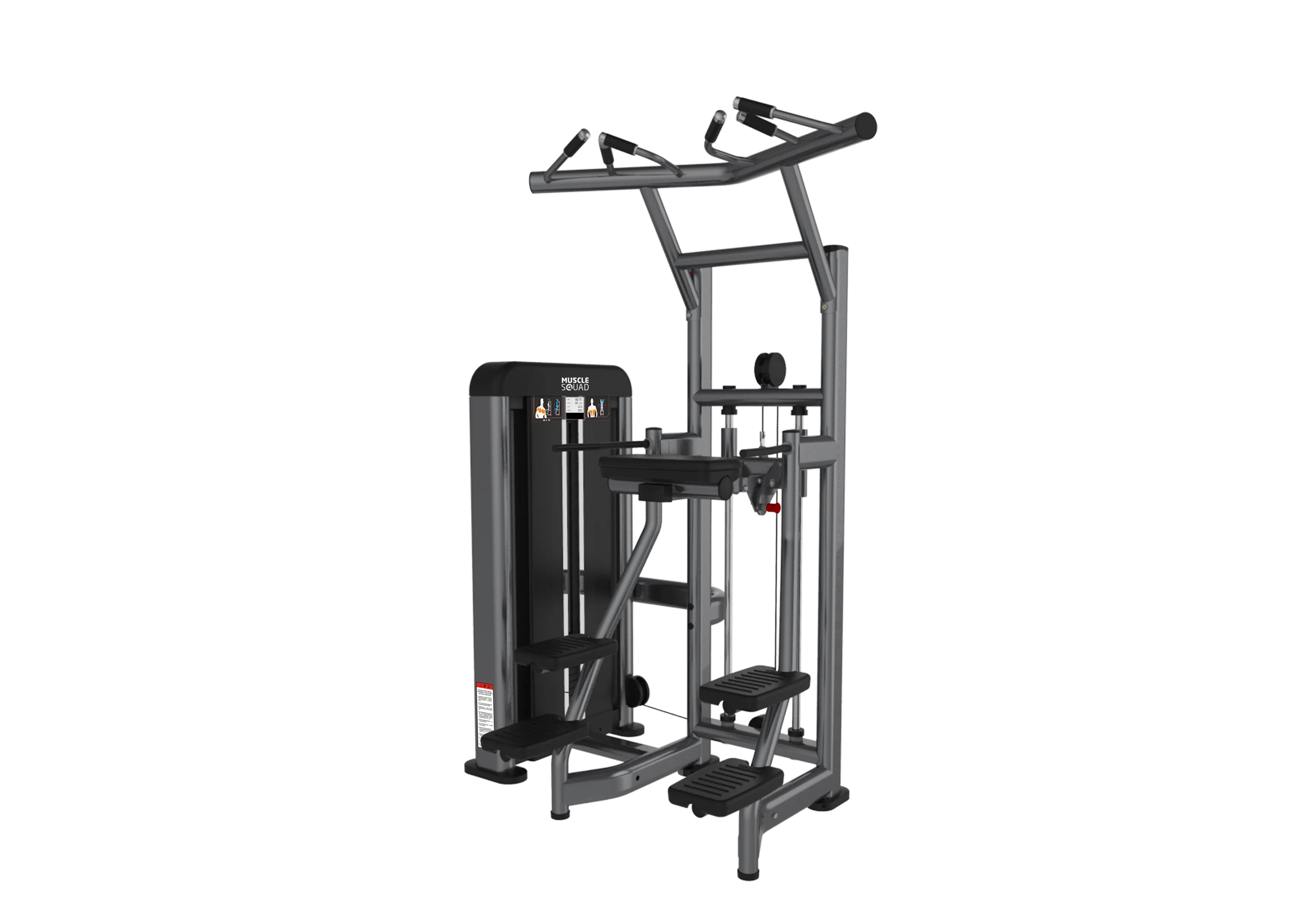 MuscleSquad Assisted Chin/Dip Machine