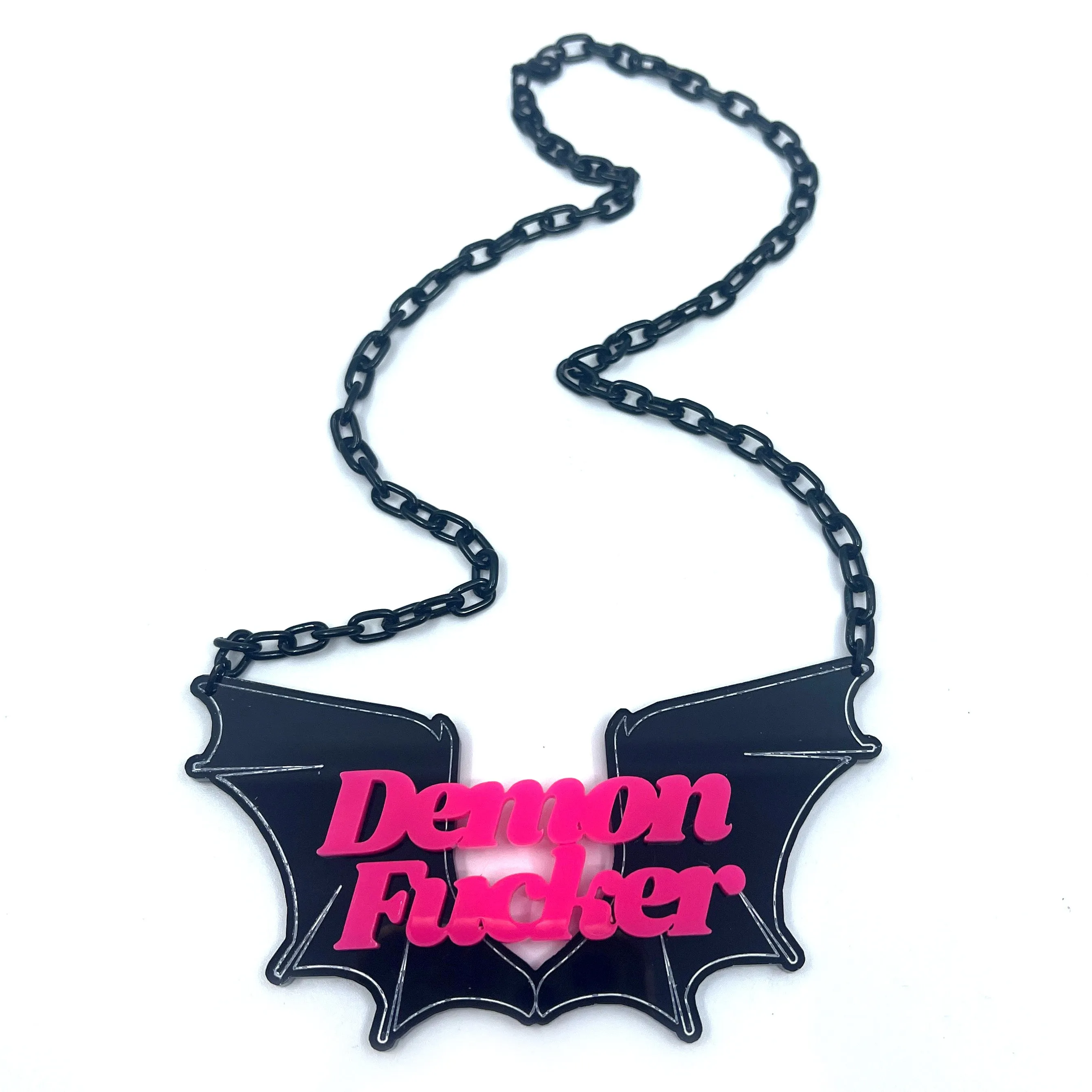 Neon Demon Fucker Statement Necklace