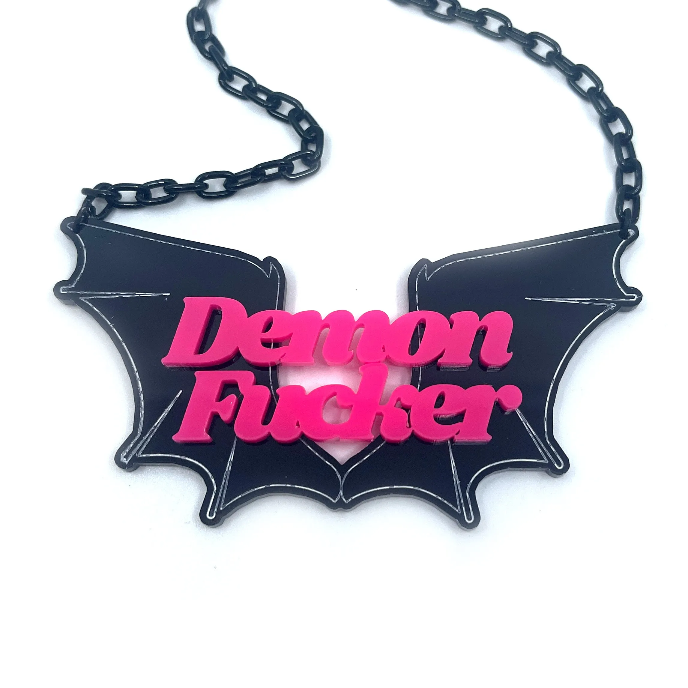 Neon Demon Fucker Statement Necklace