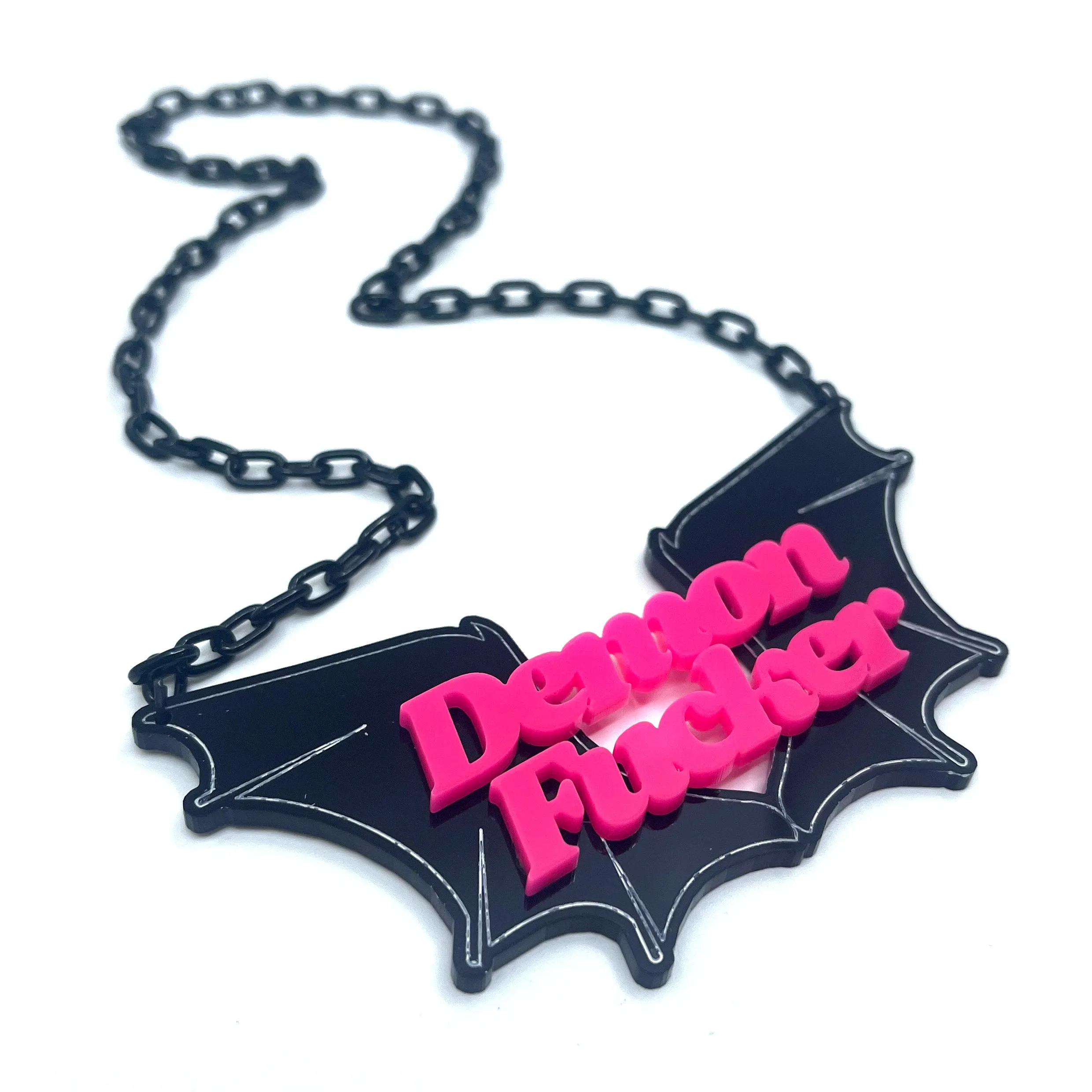 Neon Demon Fucker Statement Necklace