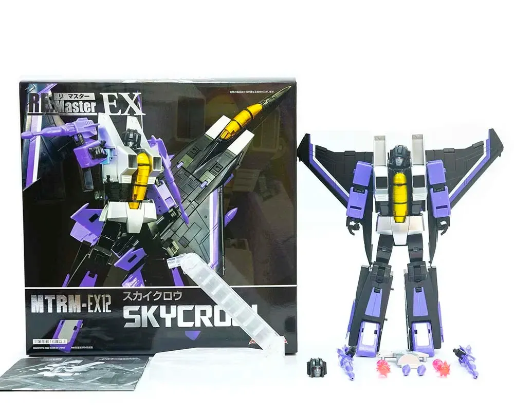 New Transform Robot Toy MakeToys Master Series MTRM-EX12 Skywarp G1 MP MT RM-12 RM12 Action Figure toy in stock