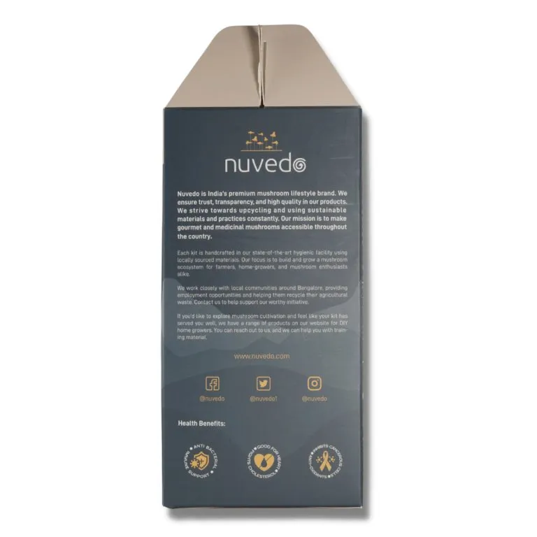 Nuvedo Fairy-White Mushroom Growing Kit