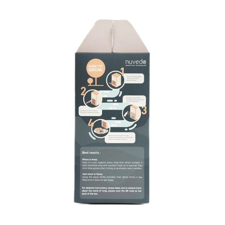 Nuvedo High-Protein Oyster Mushroom Growing Kit