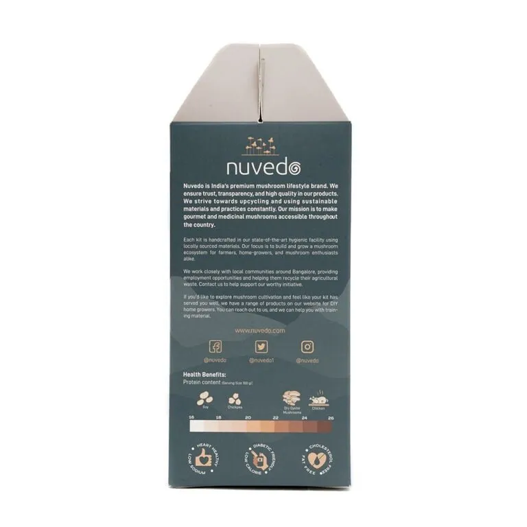 Nuvedo High-Protein Oyster Mushroom Growing Kit