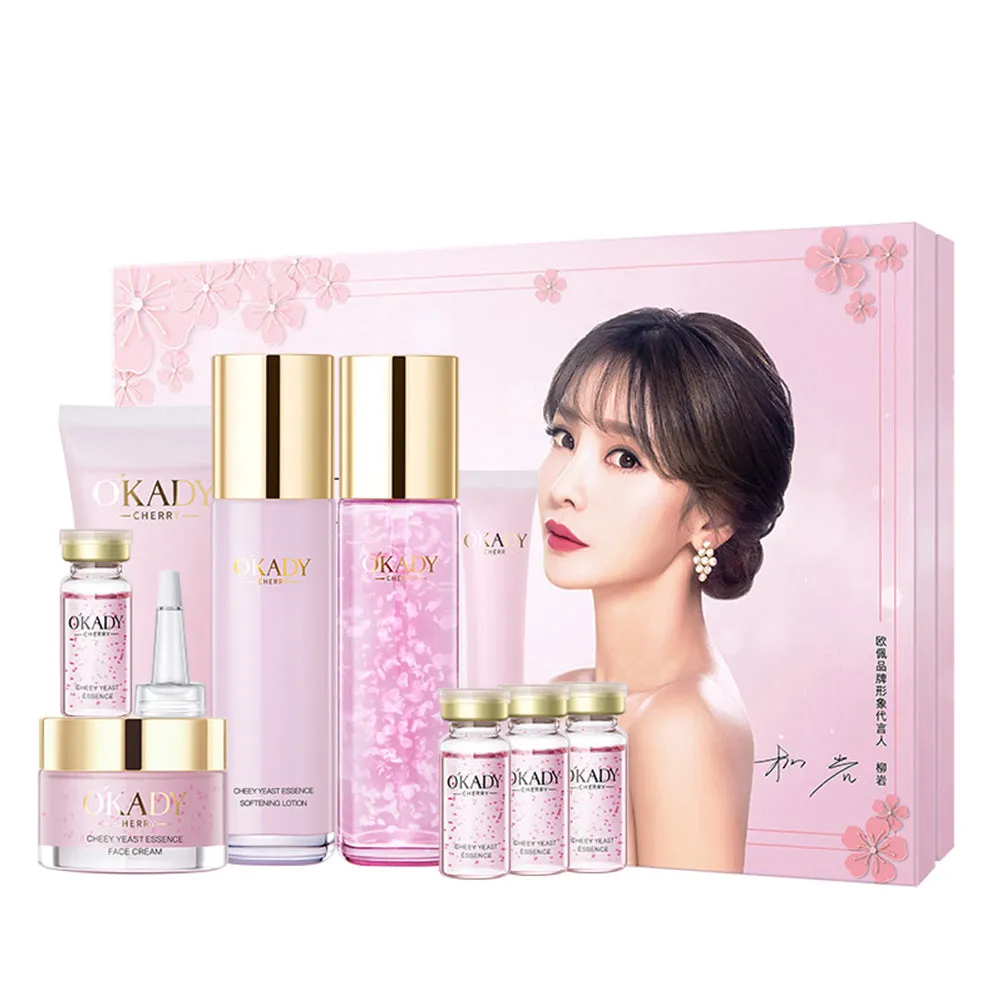 OKADY - Cherry Blossom Yeast Extract Revitalizing Skin Care Set