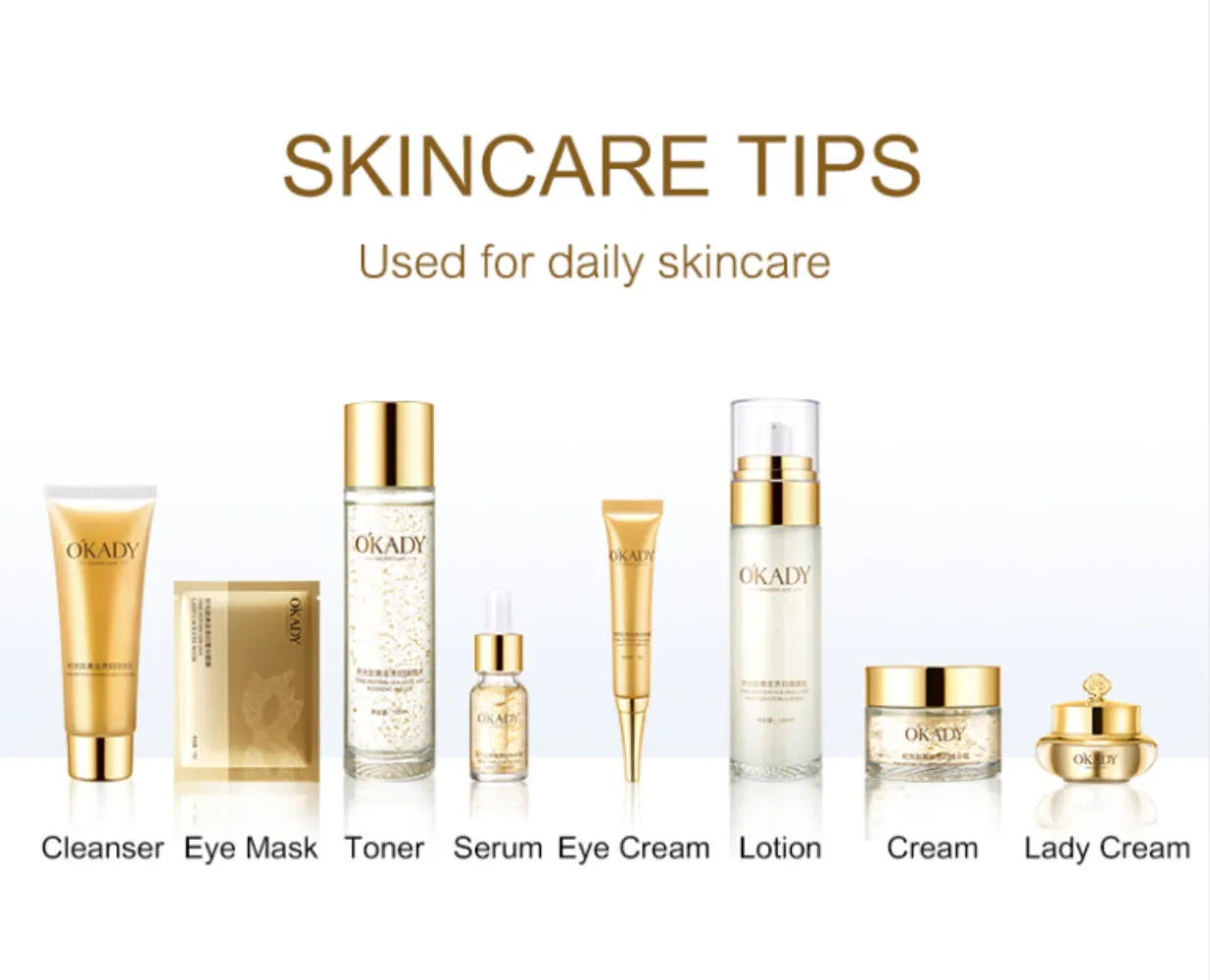 OKADY - Temporal Peptide Skin Care Set