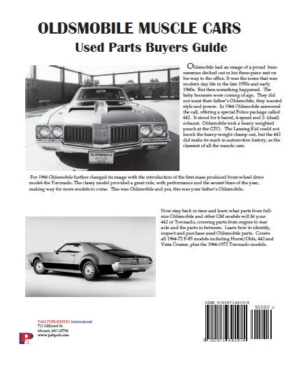 Oldsmobile Muscle Cars Engine Drive Train And Suspension