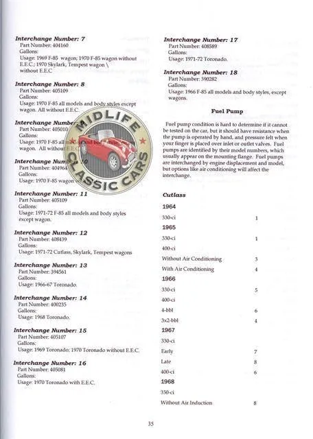 Oldsmobile Muscle Cars Engine Drive Train And Suspension