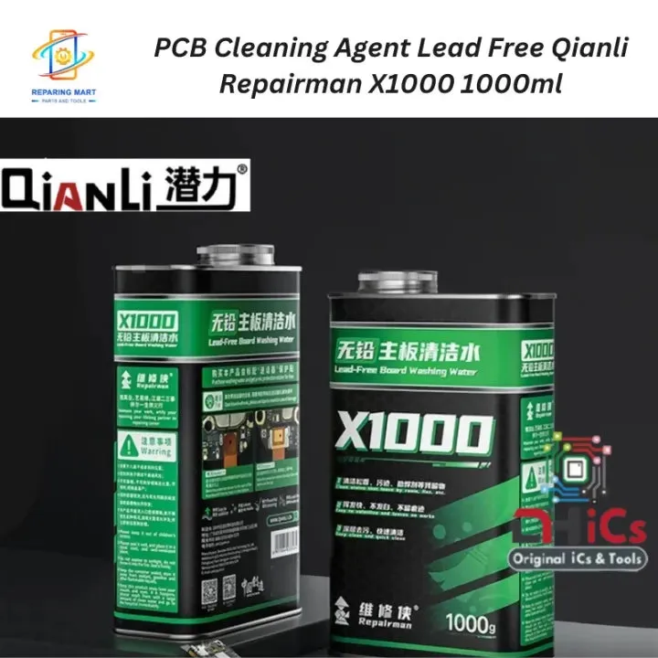PCB Cleaning Agent Lead Free Qianli Repairman X1000 1000ml