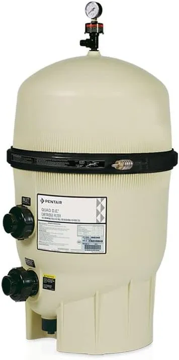 Pentair Quad DE High Flow Filter | 100 Sq Ft | 160 GPM