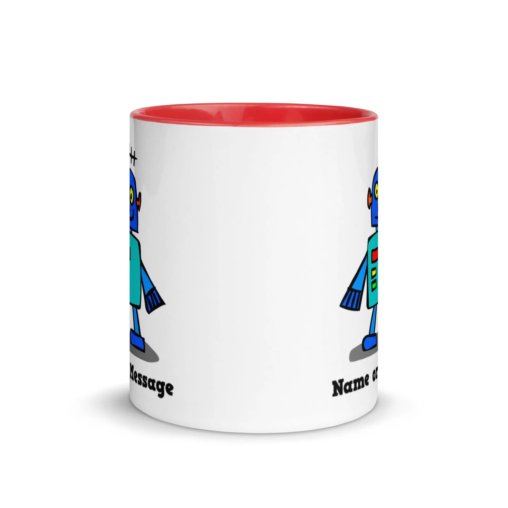 Personalized, The Magic Crayons Robots Mug, 6 Colors