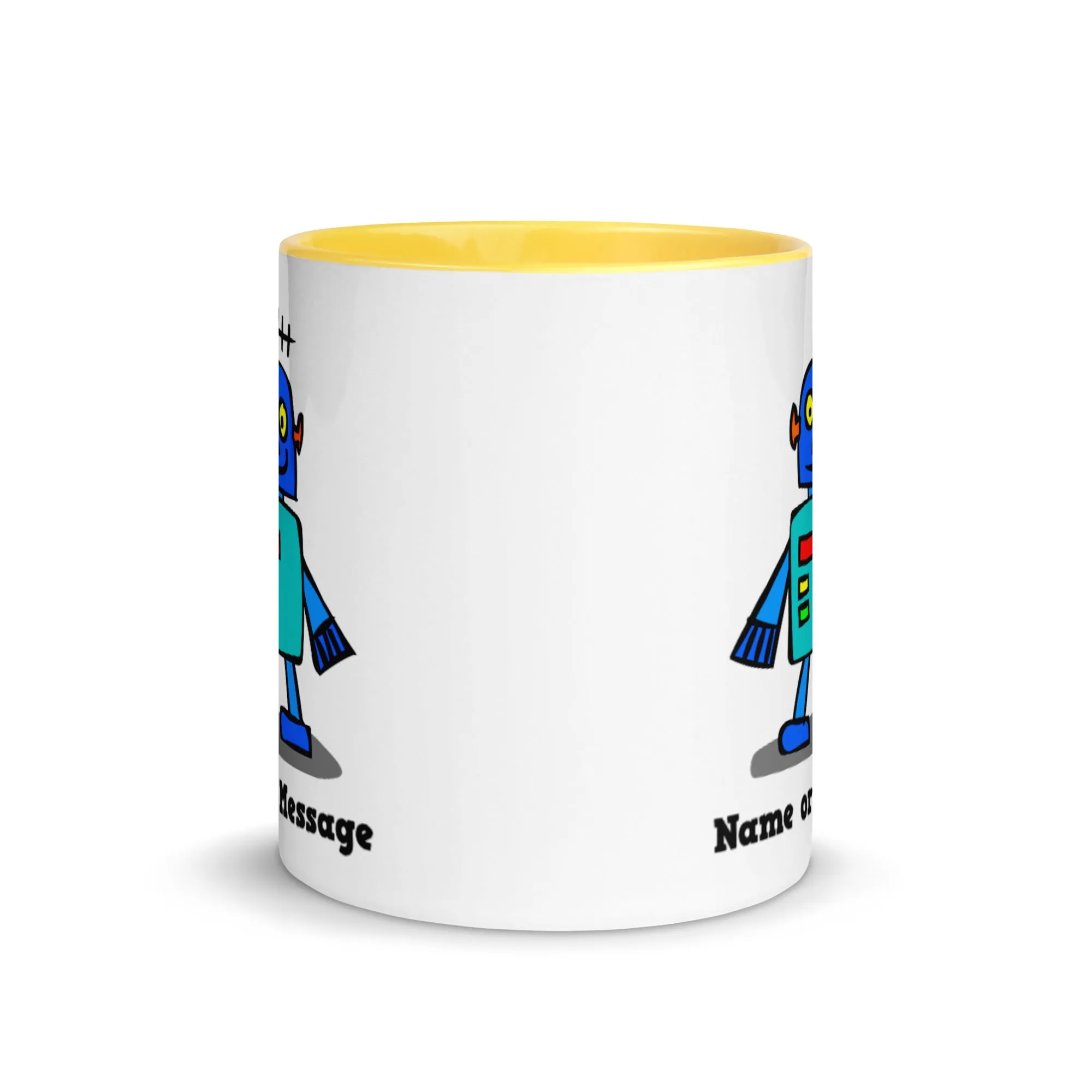 Personalized, The Magic Crayons Robots Mug, 6 Colors